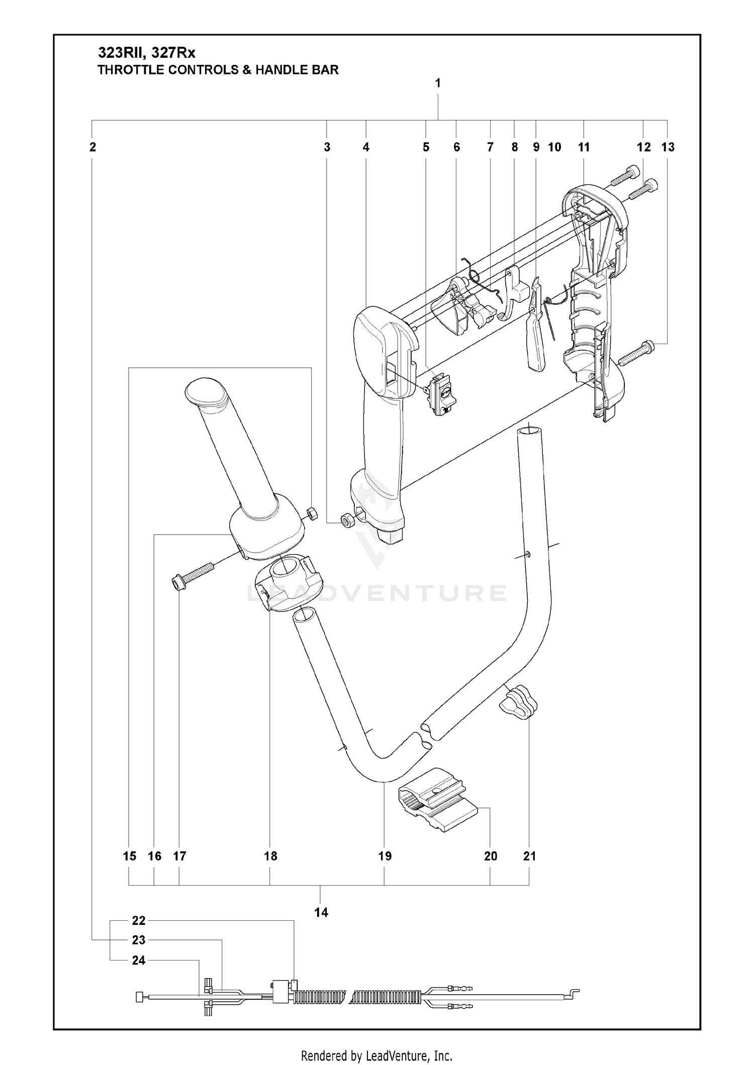 Throttle Controls & Handle Bar