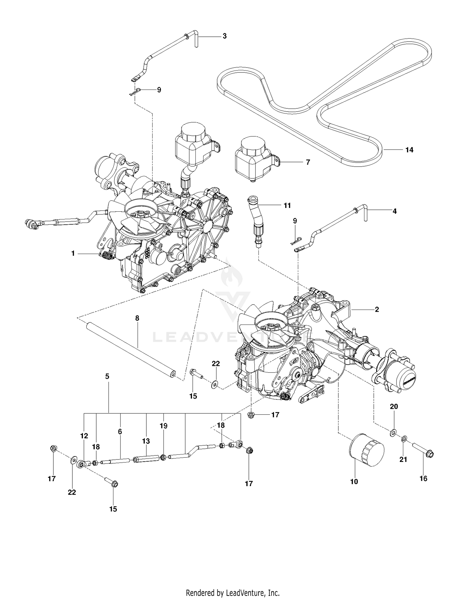HYDRAULIC PUMP- MOTOR