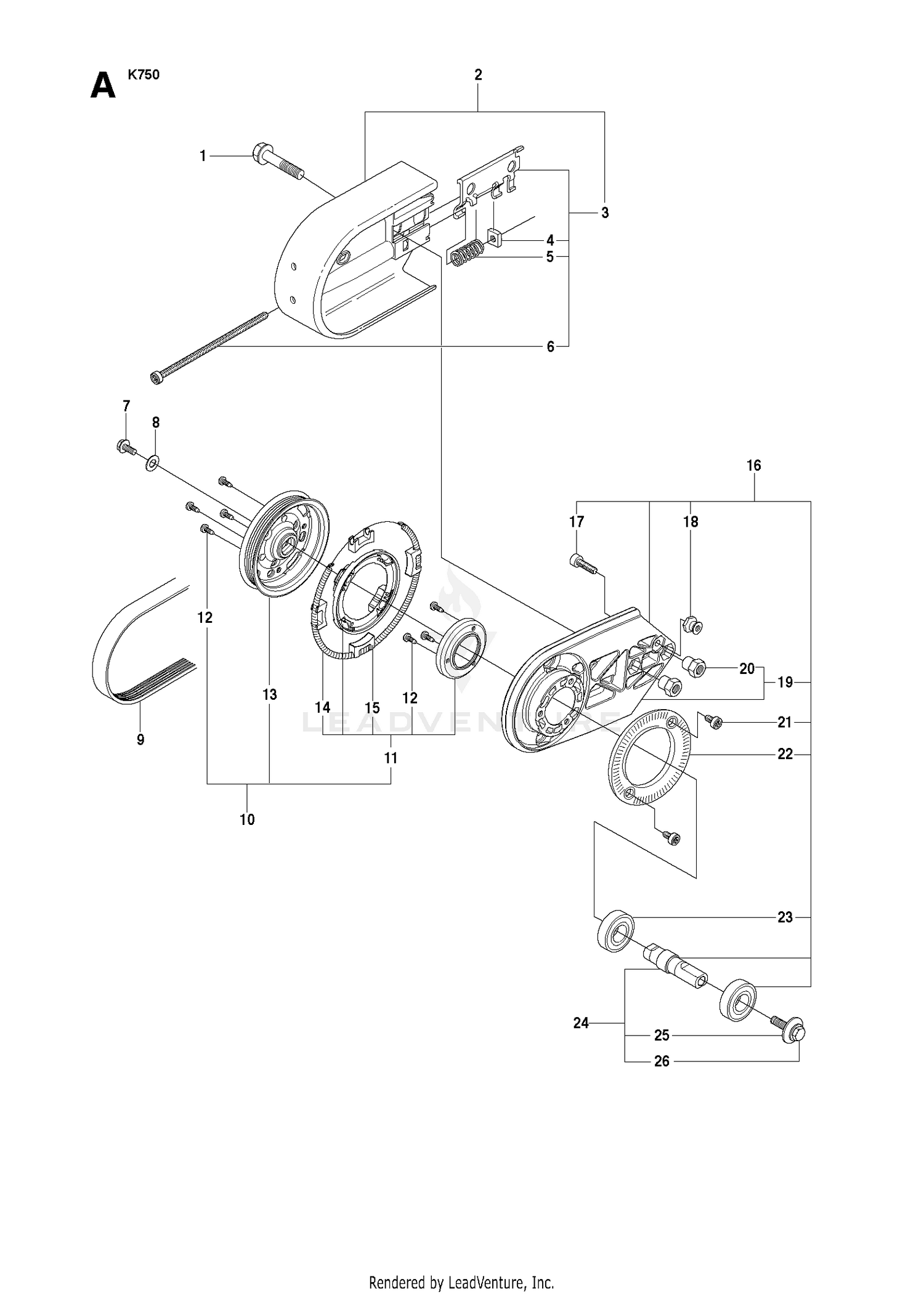 BELT GUARD & PULLEY