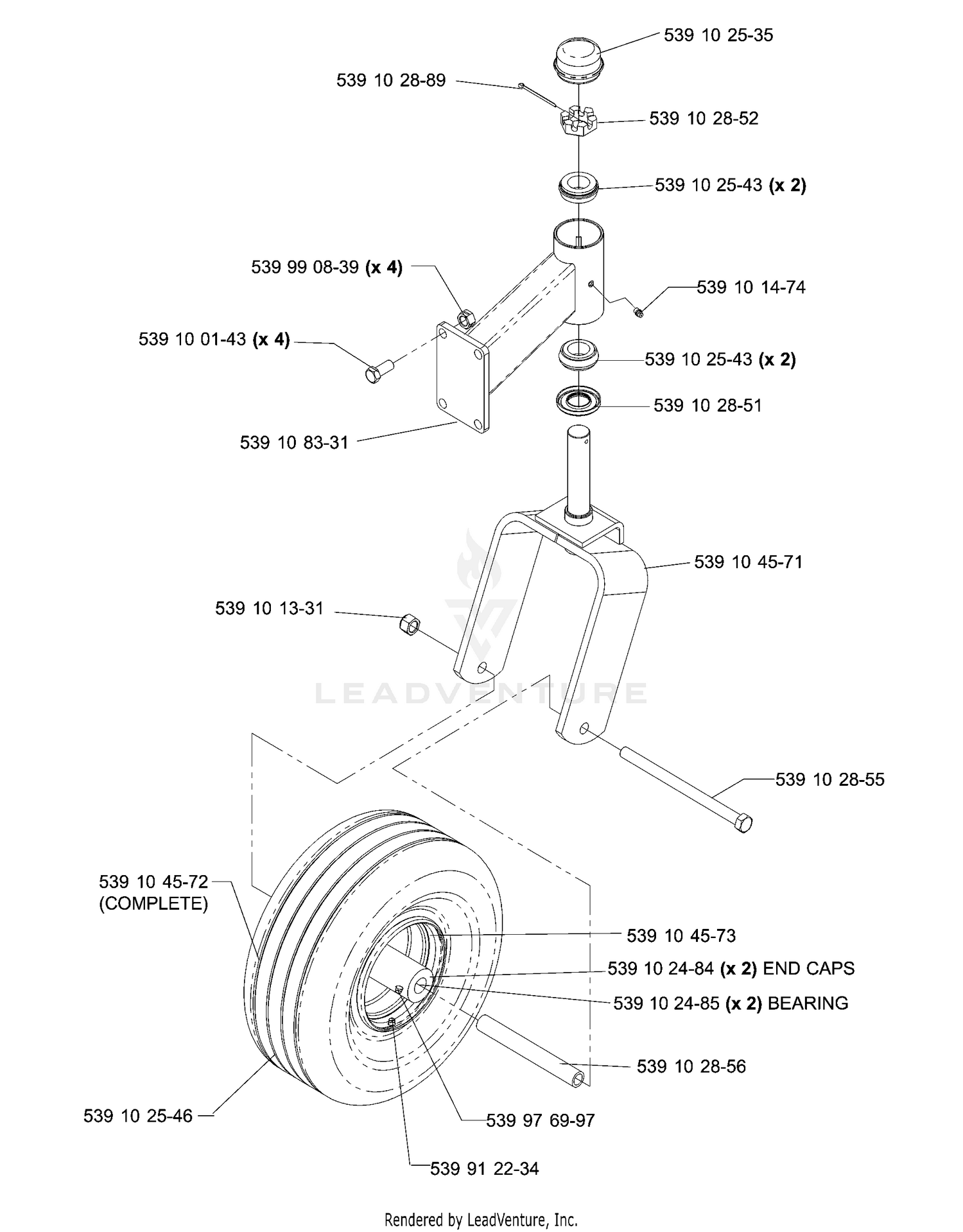 Caster Arm