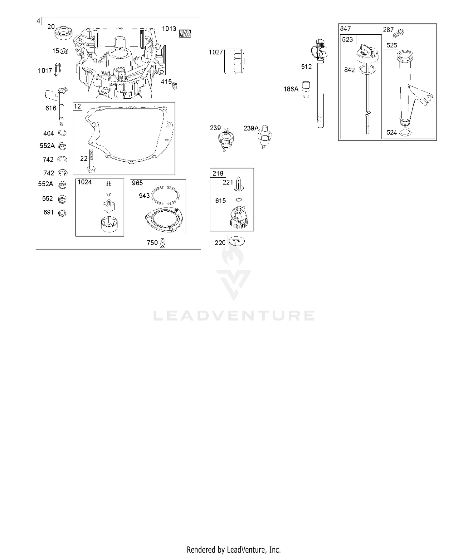 ENGINE SUMP, OIL PUMP, DIPSTICK/TUBE ASSEMBLY 2