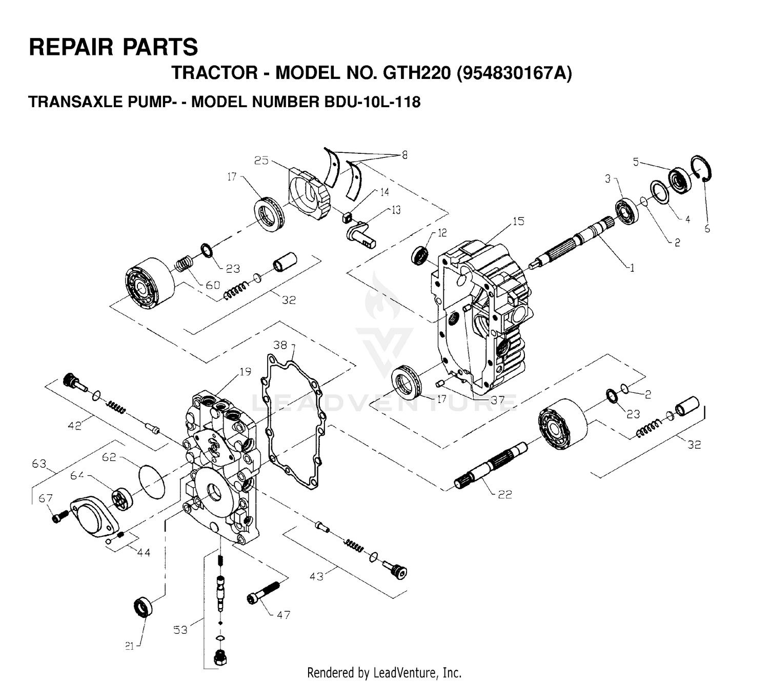 HYDRAULIC PUMP - MOTOR