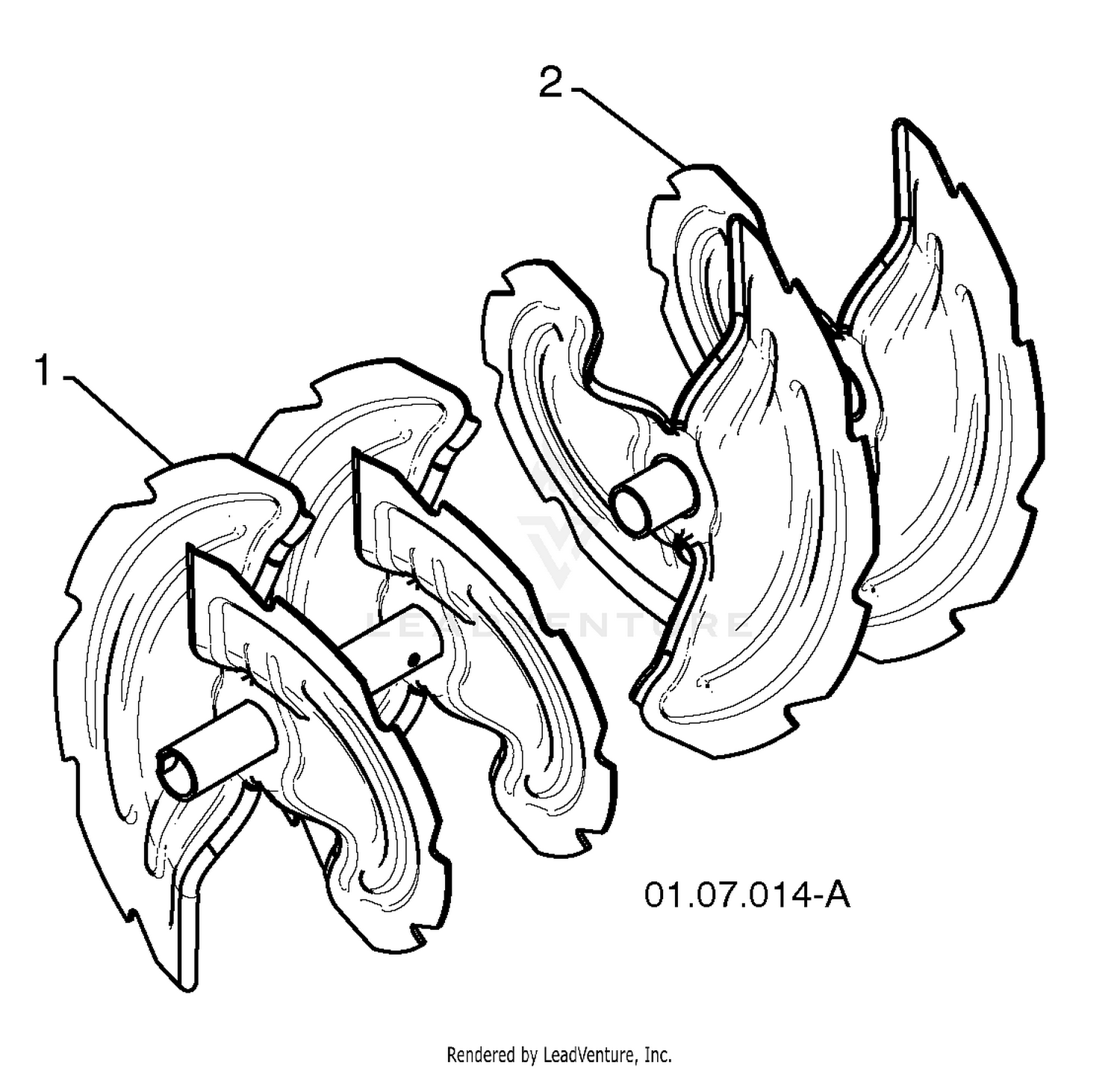 Auger Housing / Impeller Assembly