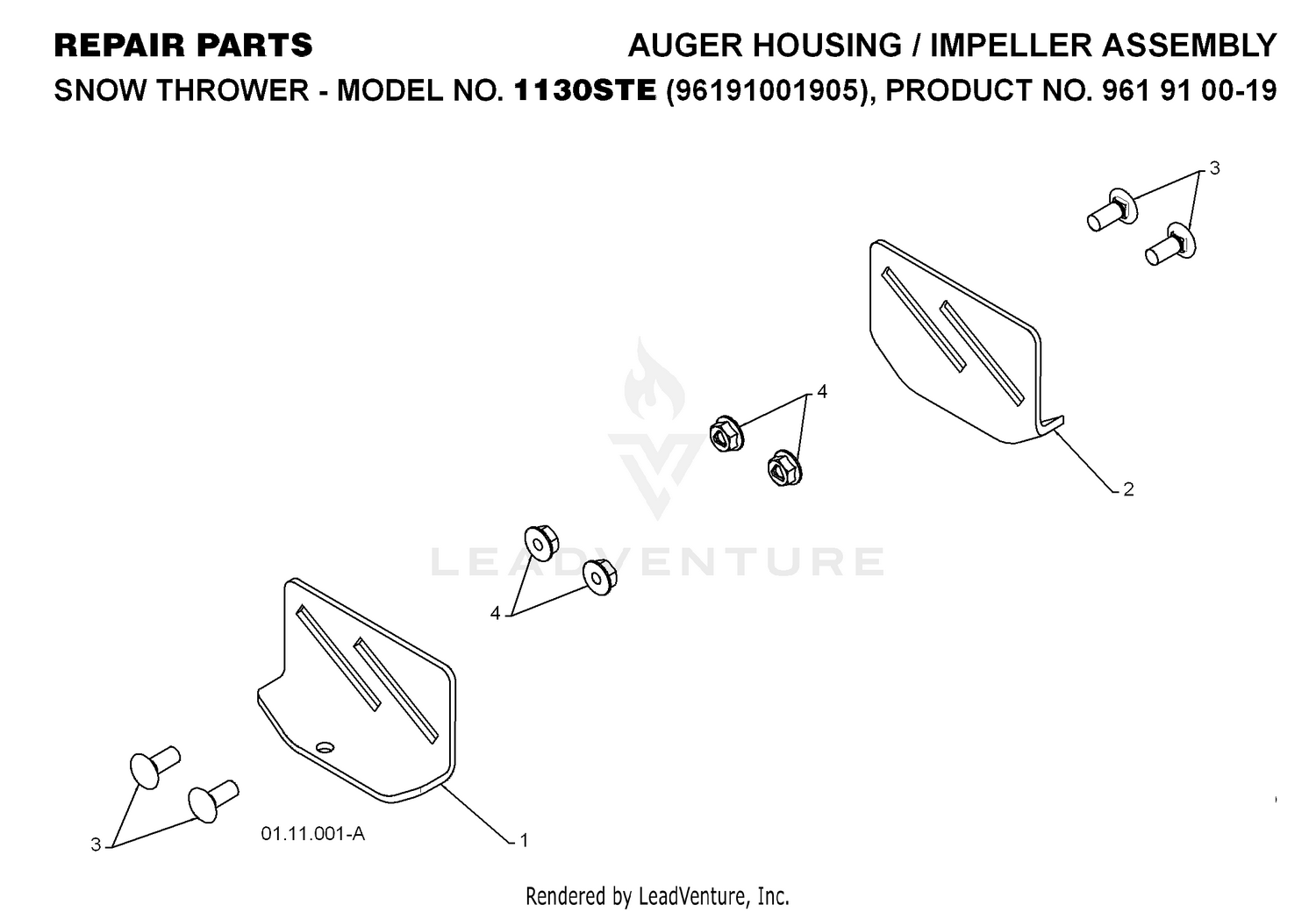 AUGER HOUSING & IMPELLER 3