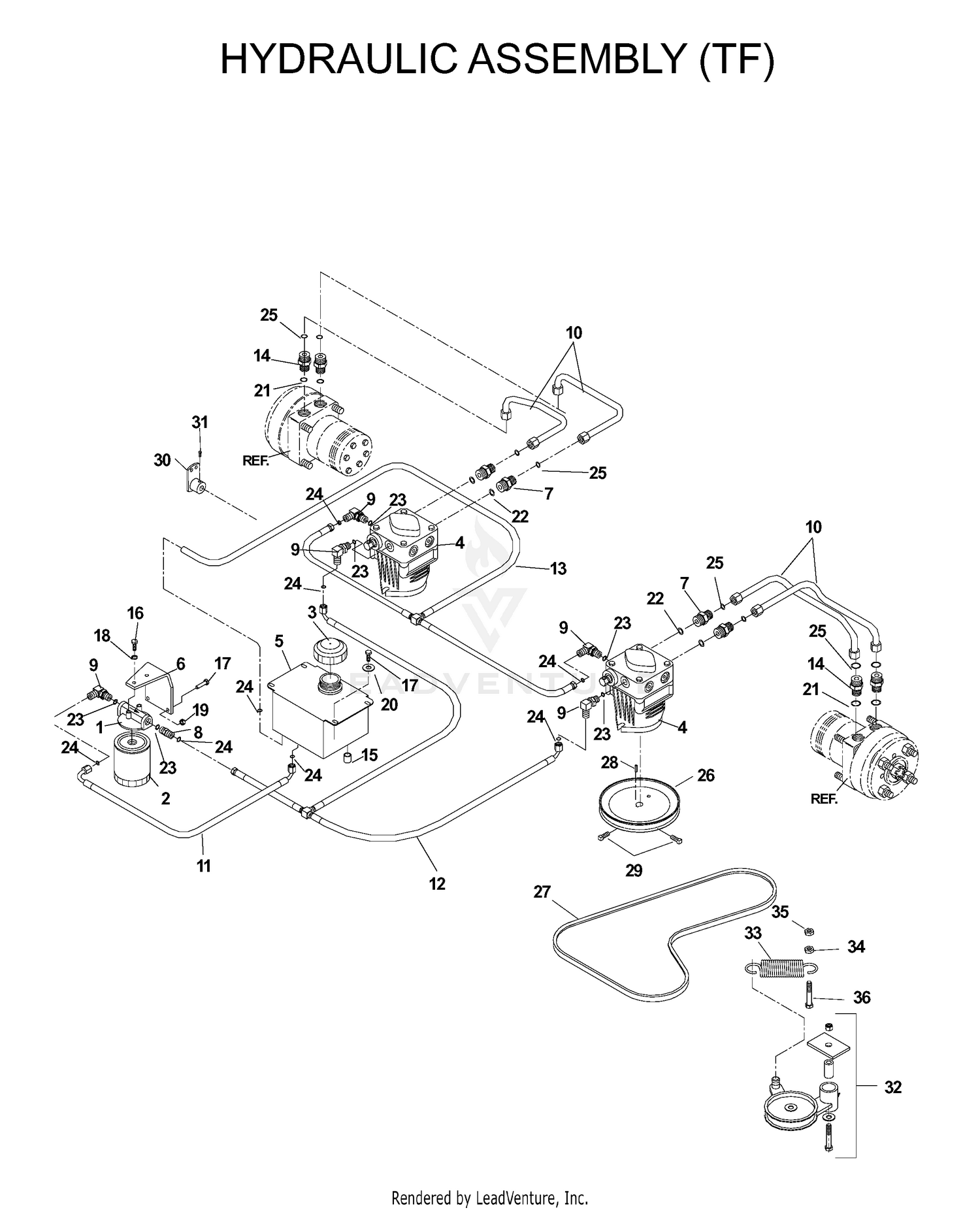 HYDRAULIC PUMP - MOTOR