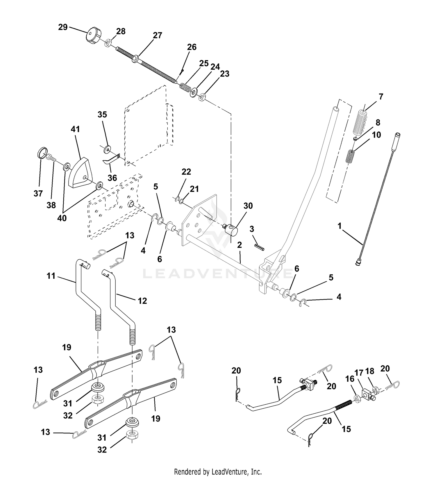 Mower Lift Assembly