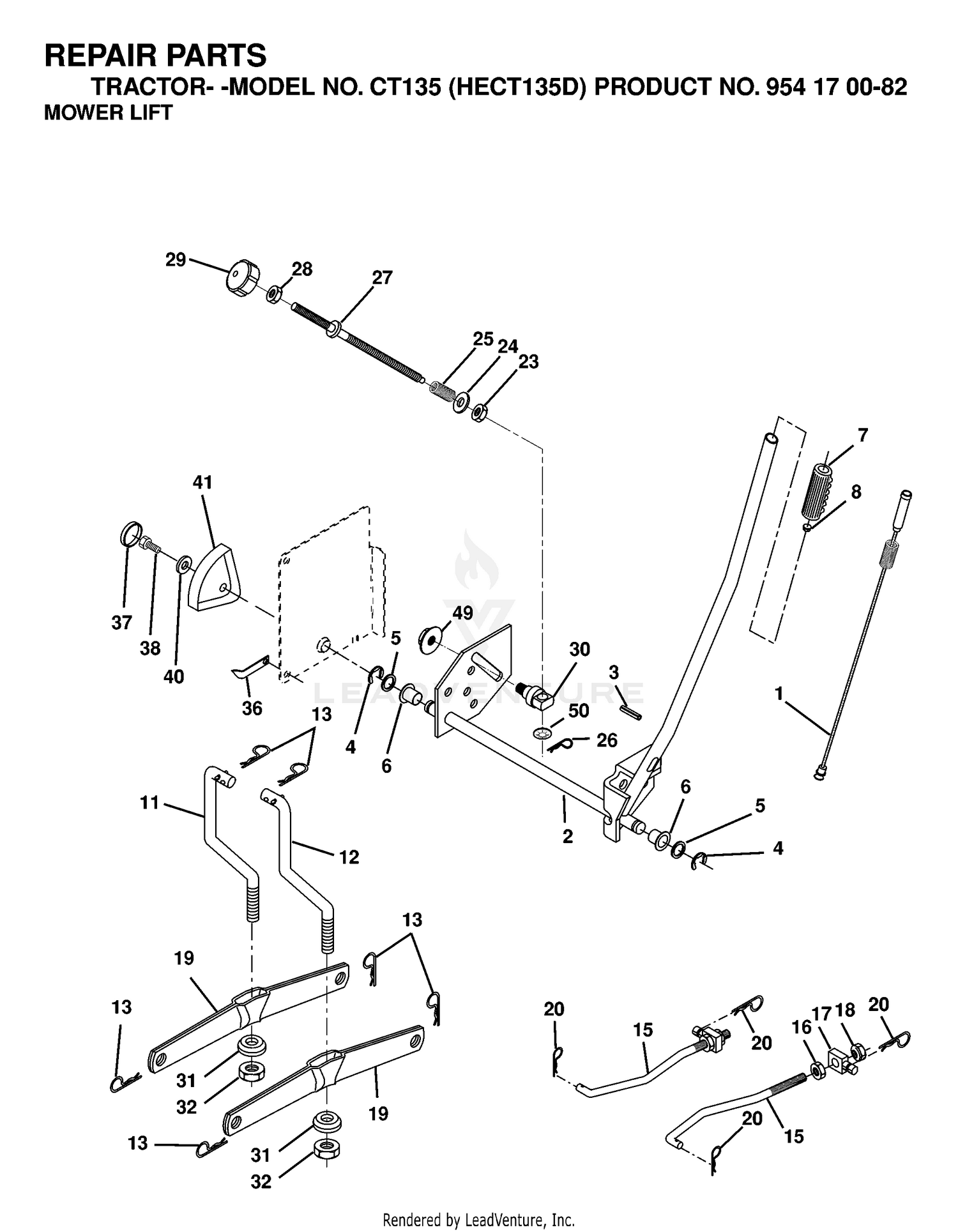 MOWER LIFT / DECK LIFT