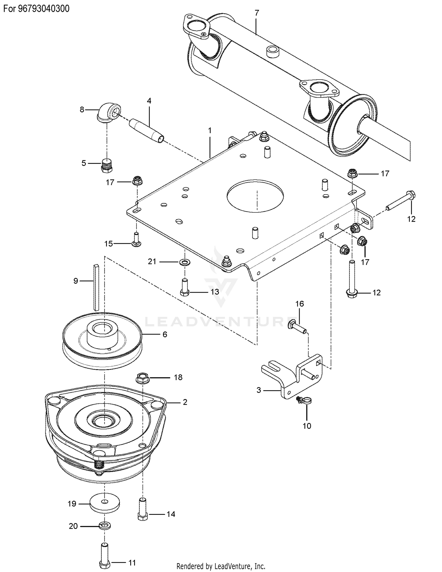 ENGINE MOUNTING, GUARDS & MUFFLER