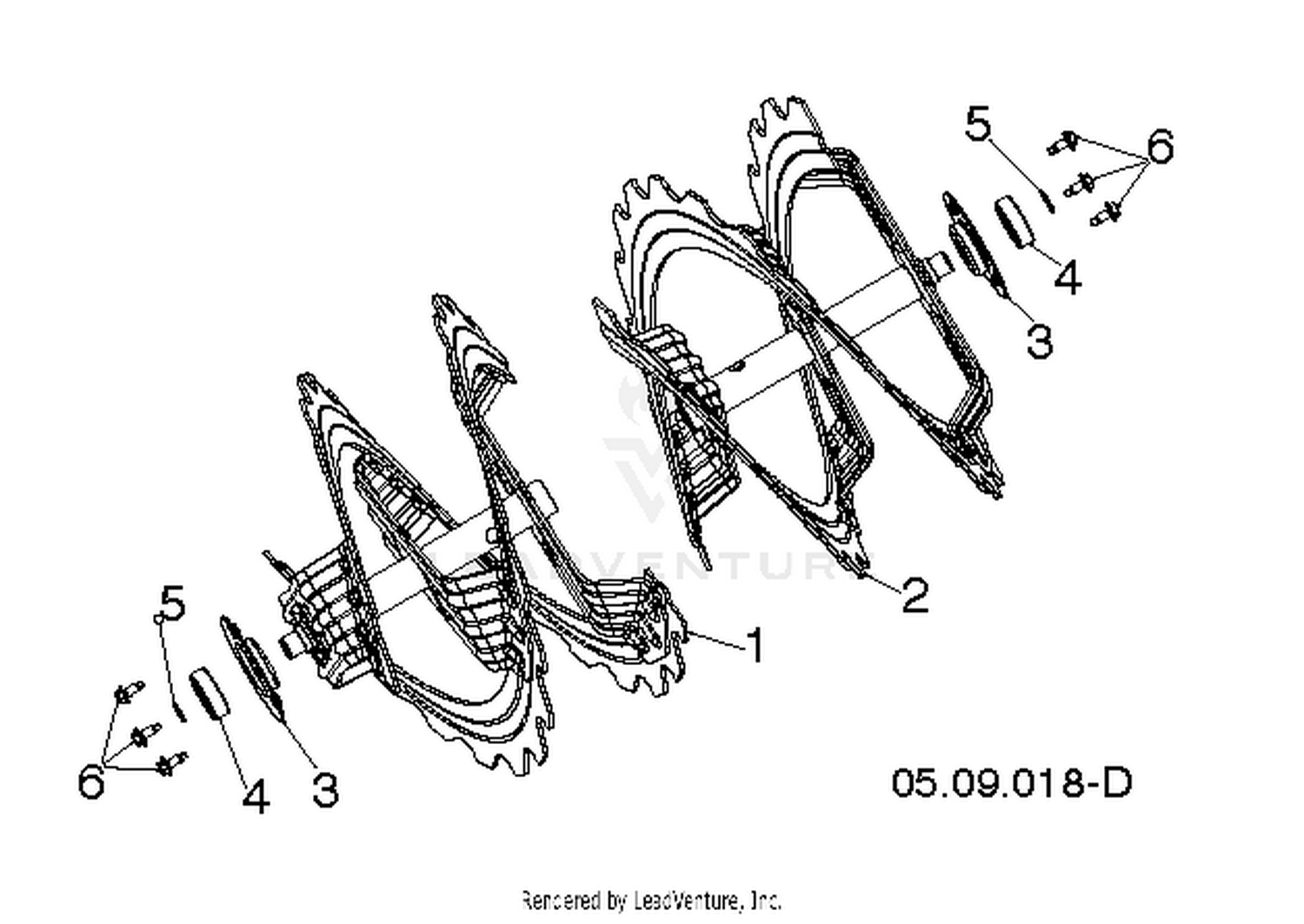 AUGER HOUSING & IMPELLER 6