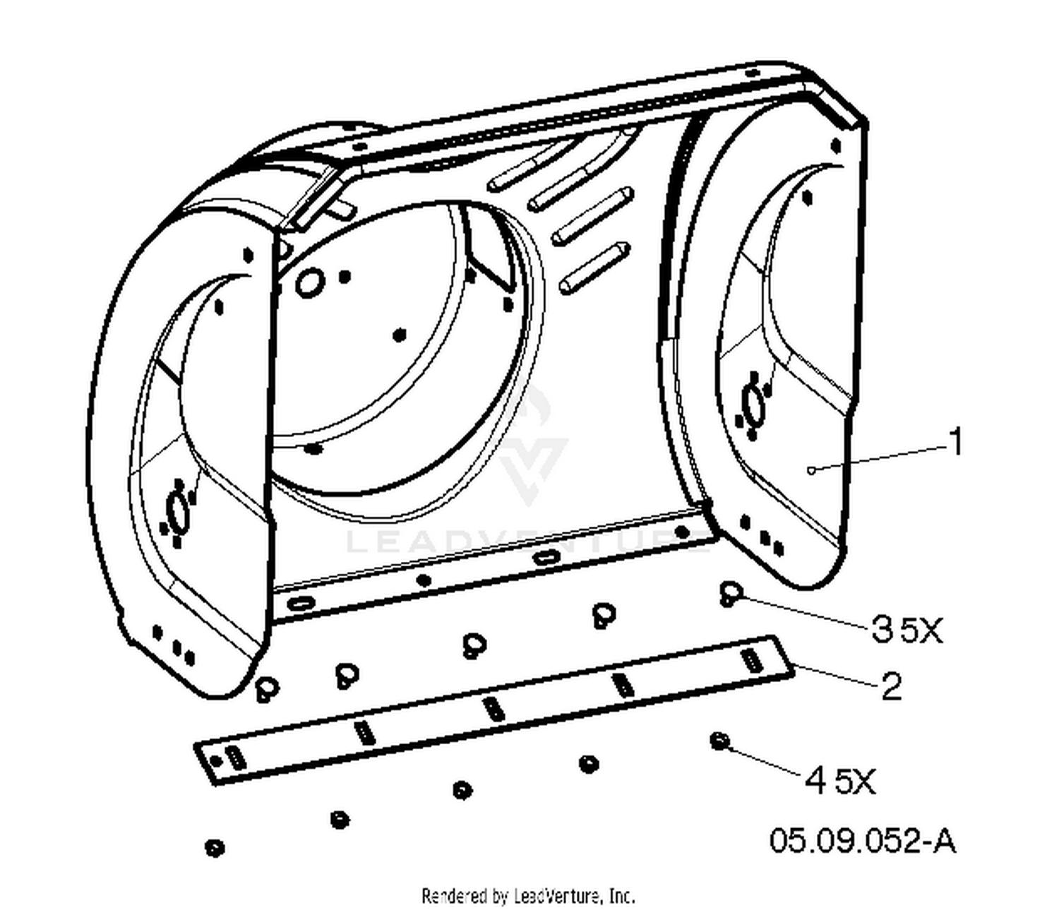 AUGER HOUSING & IMPELLER 4