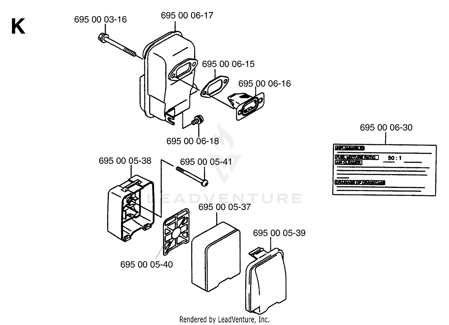 Muffler & Air Filter Assy.