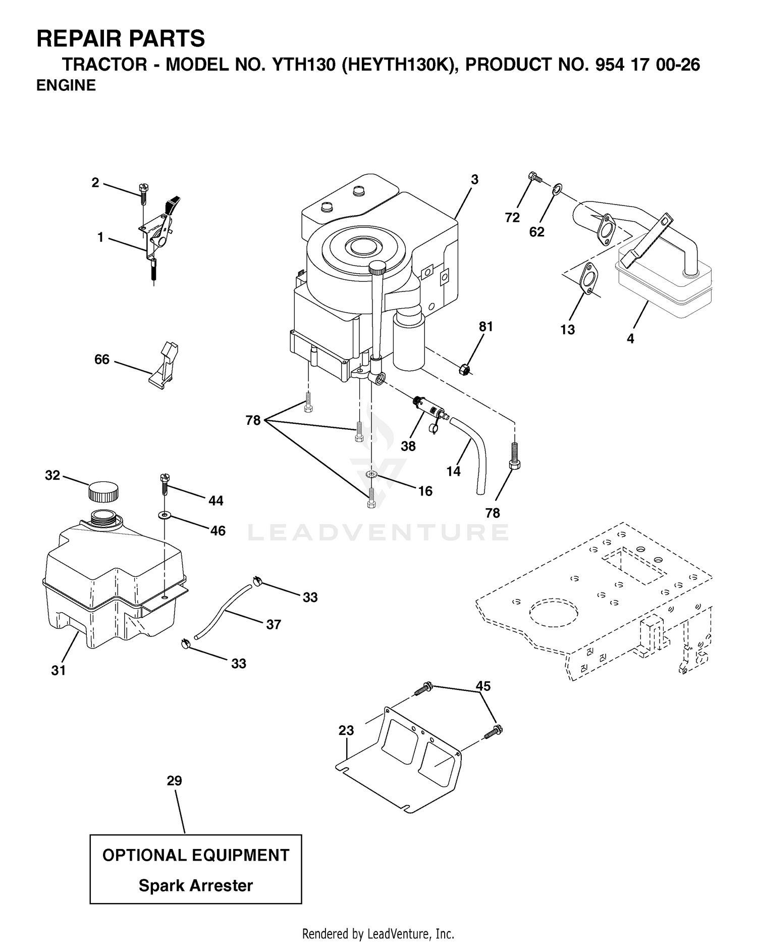 ENGINE & CUTTING EQUIPMENT
