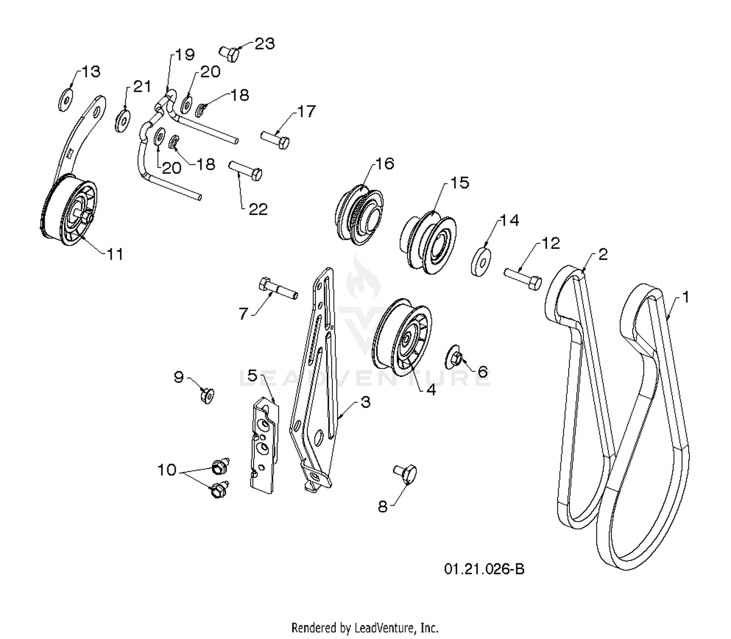 "CHASSIS, ENGINE & PULLEYS" 4