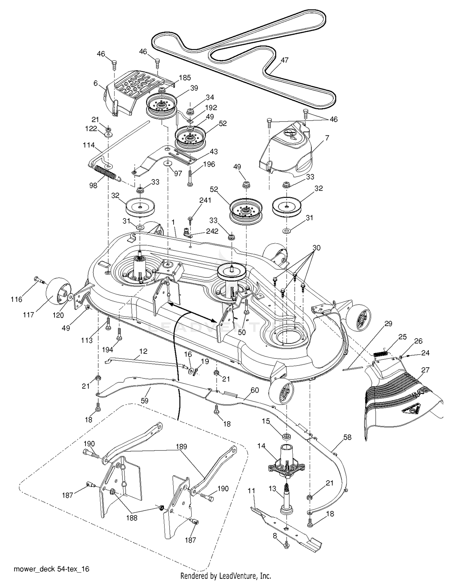 MOWER DECK / CUTTING DECK