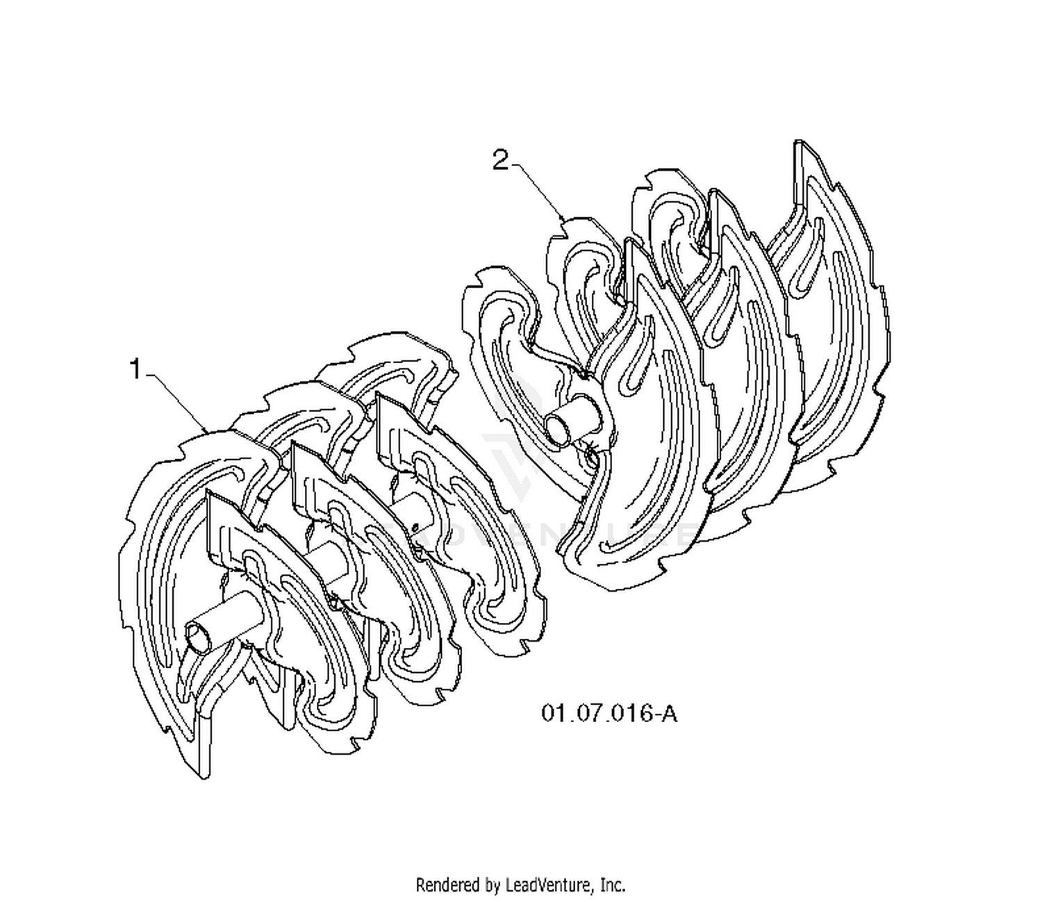 AUGER HOUSING IMPELLER
