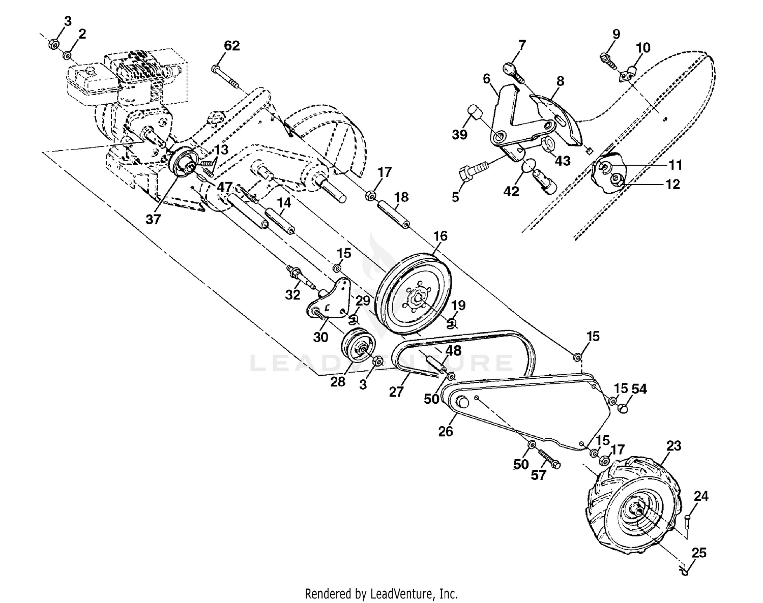 Main Frame, Left Side