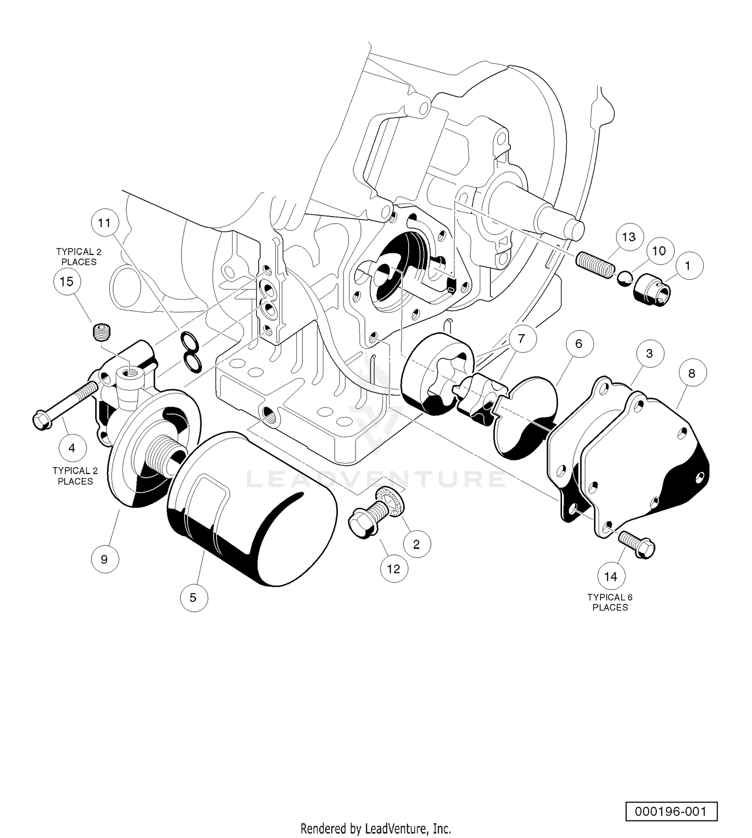 FE290 Engine - Oil Circulation