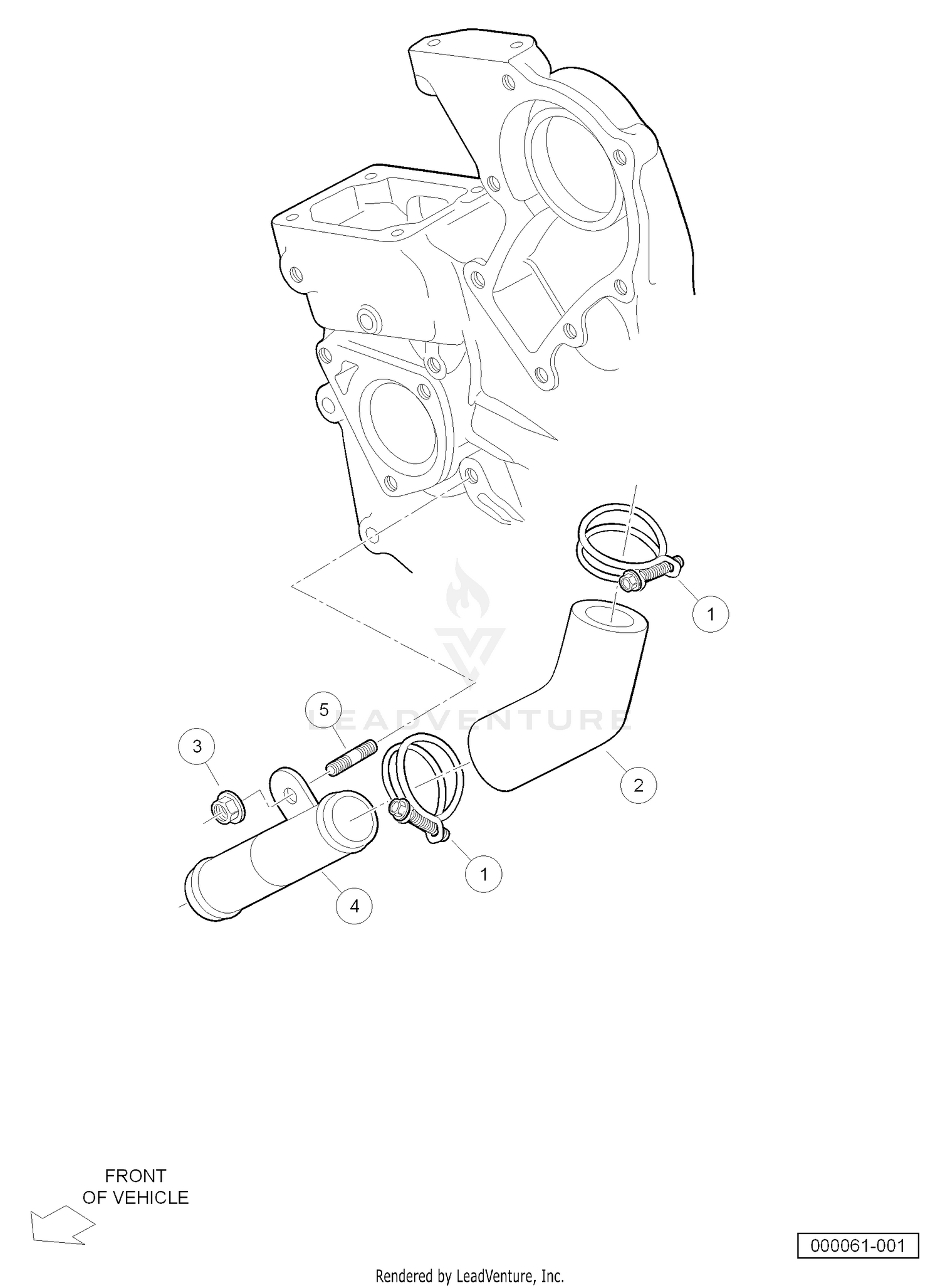 Block Coolant Pipe
