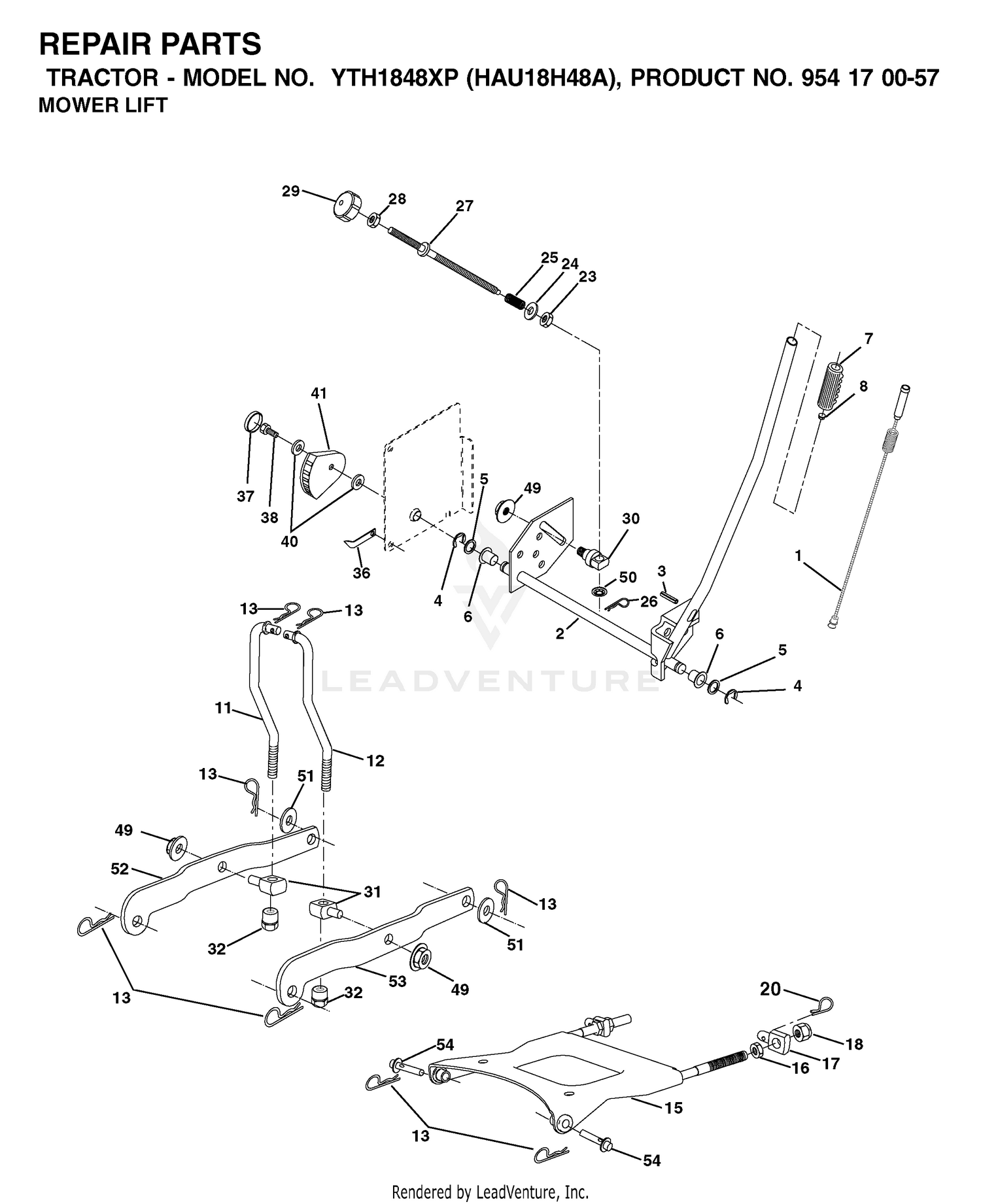 MOWER LIFT / DECK LIFT