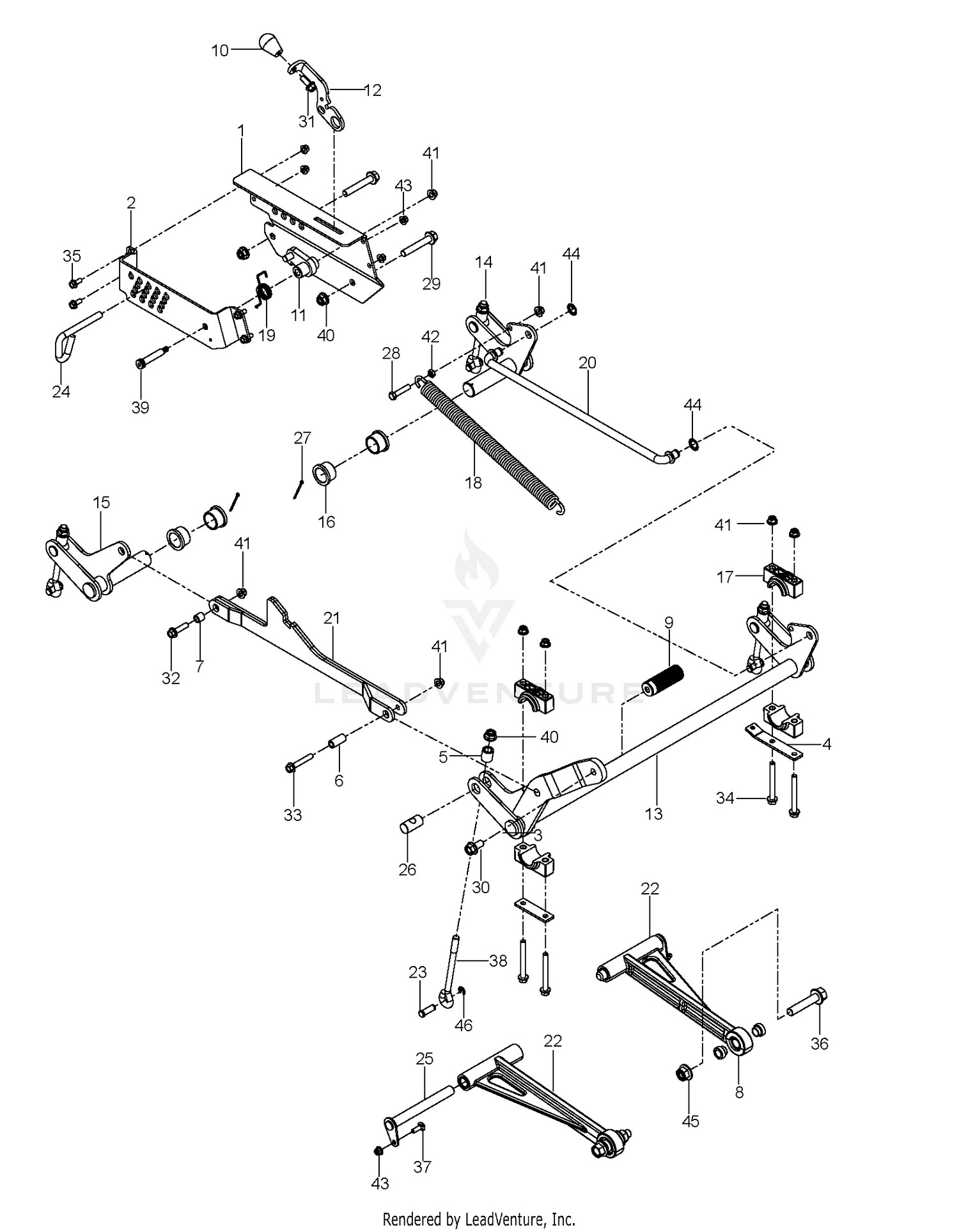 MOWER LIFT / DECK LIFT