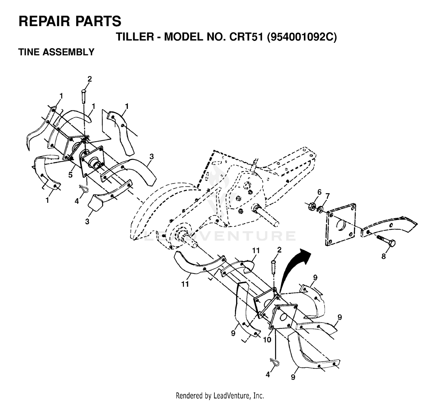 TINE ASSEMBLY