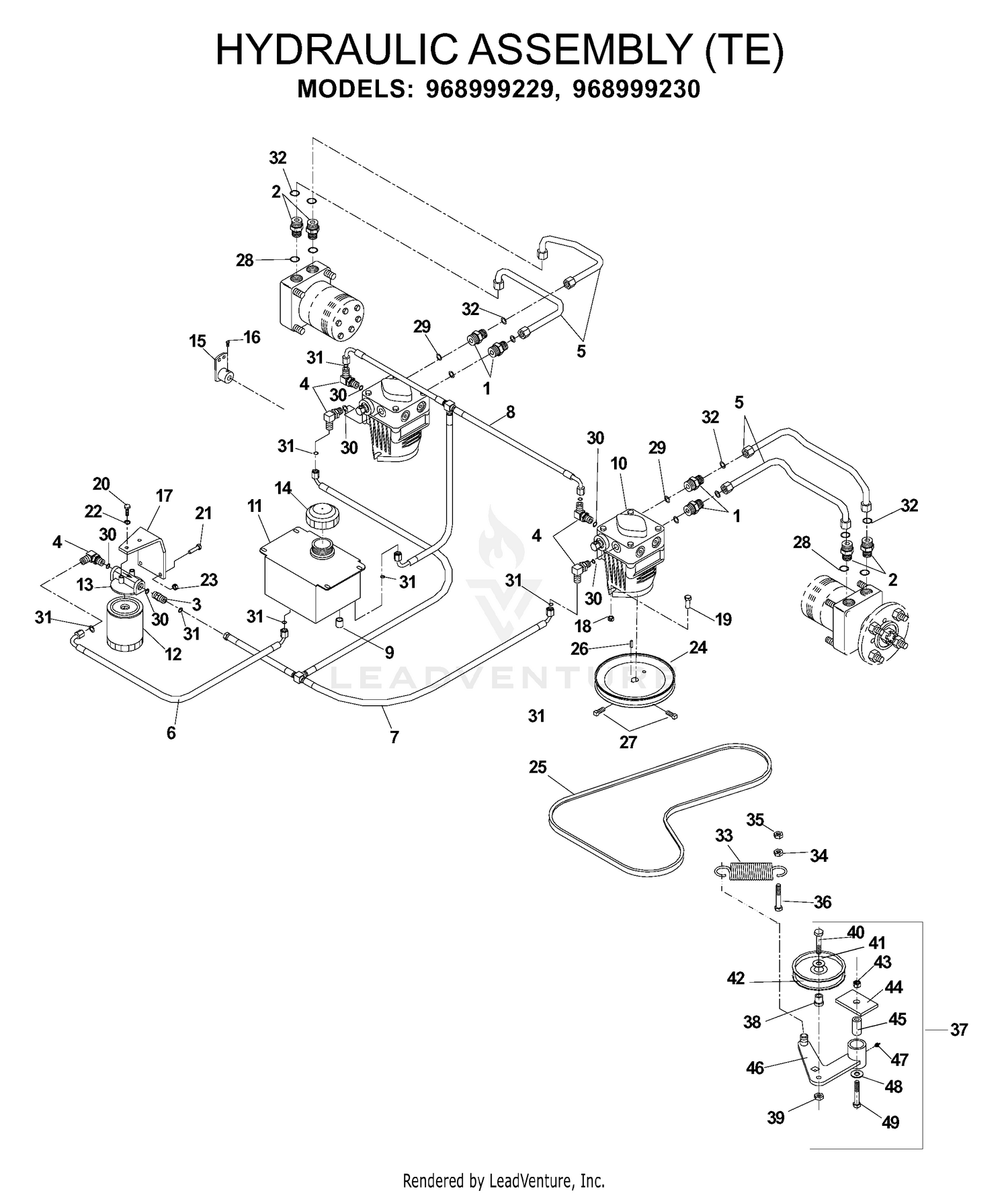 HYDRAULIC PUMP - MOTOR
