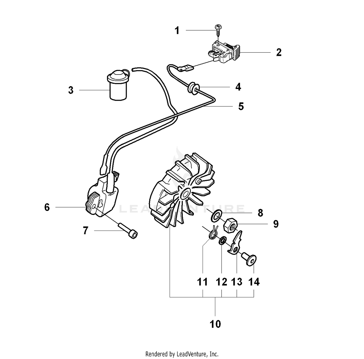 Ignition System and Flywheel Assy