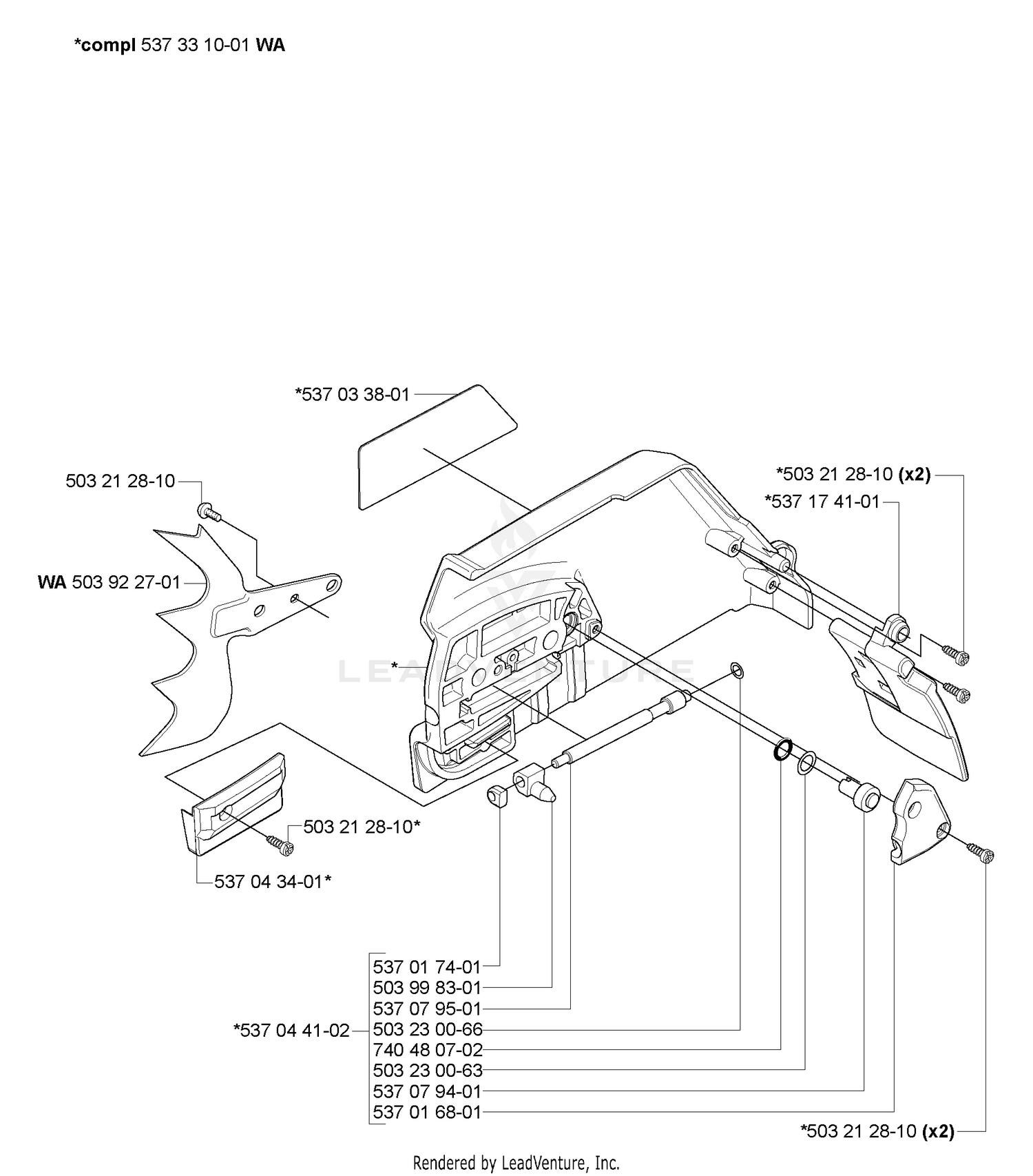 Chain Brake/ Clutch Cover WA