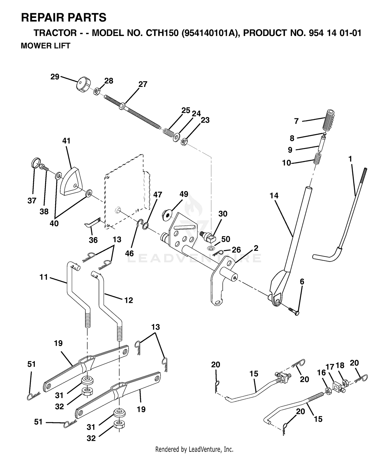 MOWER LIFT / DECK LIFT