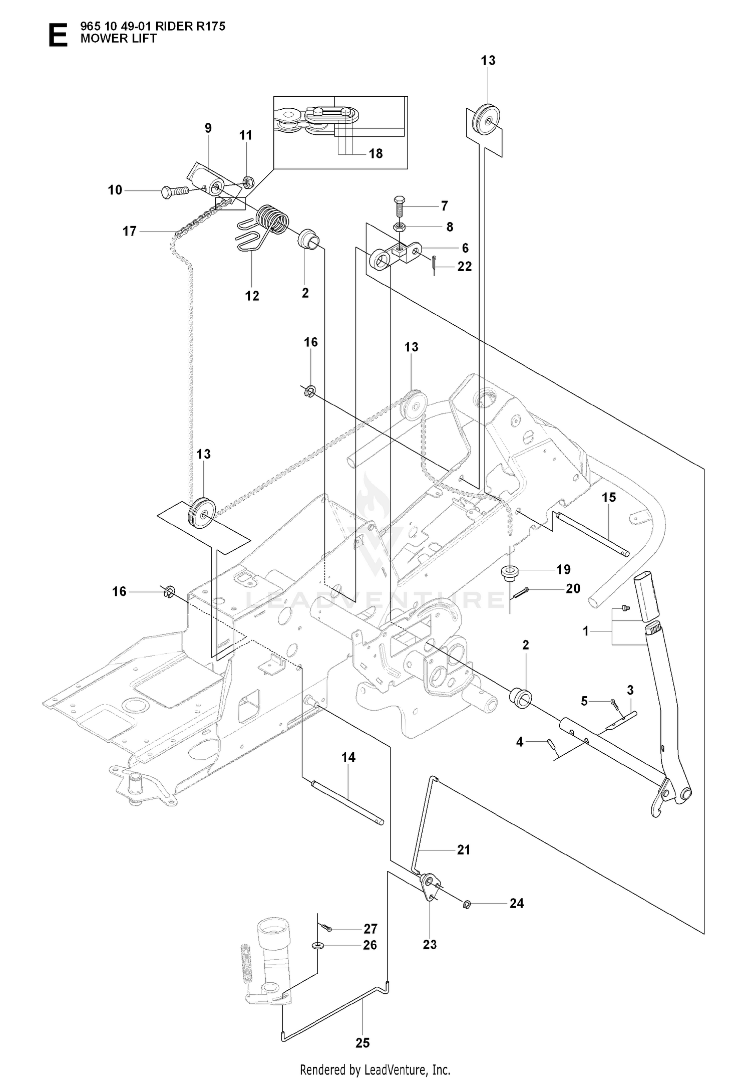 MOWER LIFT / DECK LIFT