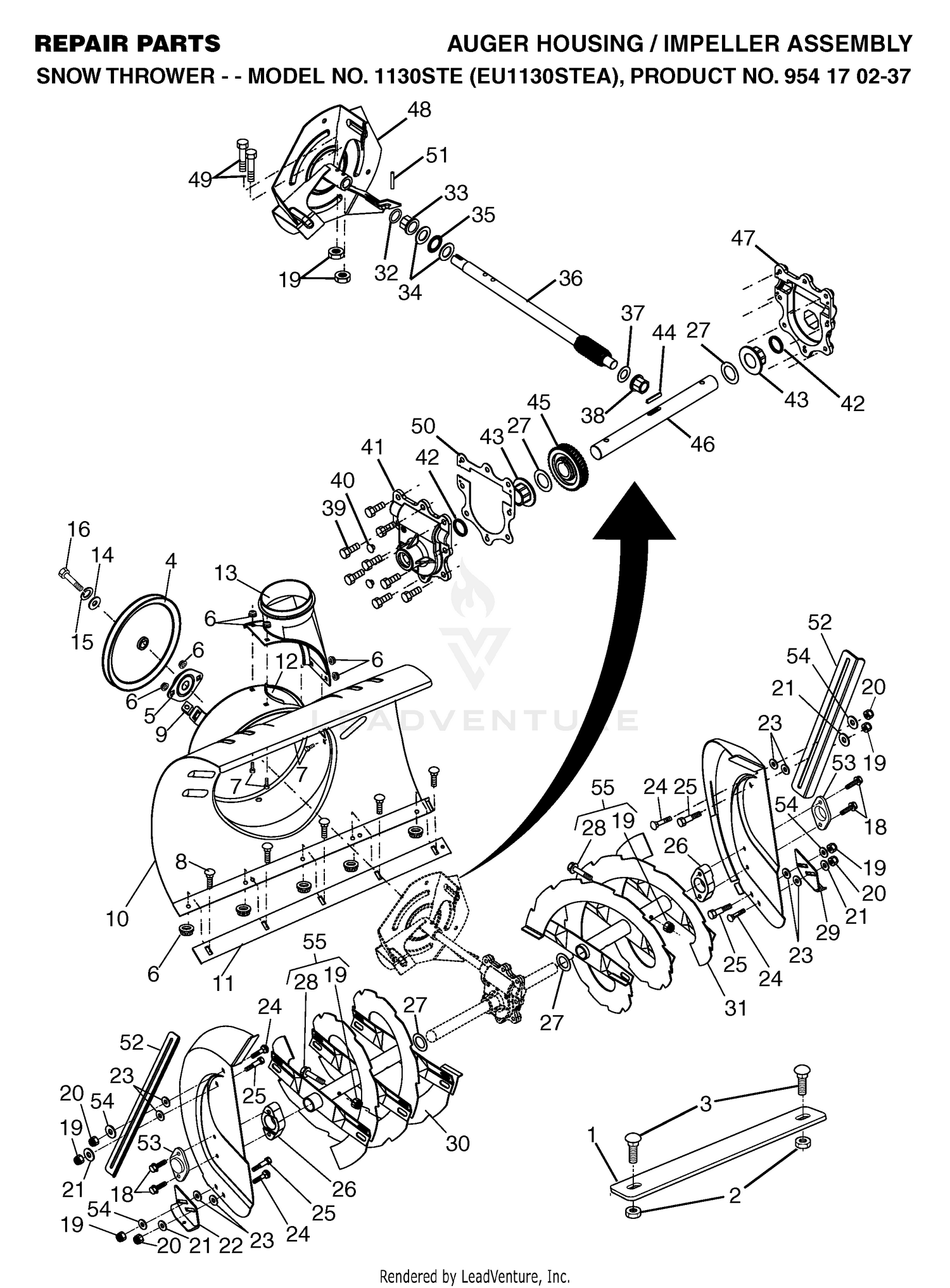 AUGER HOUSING & IMPELLER