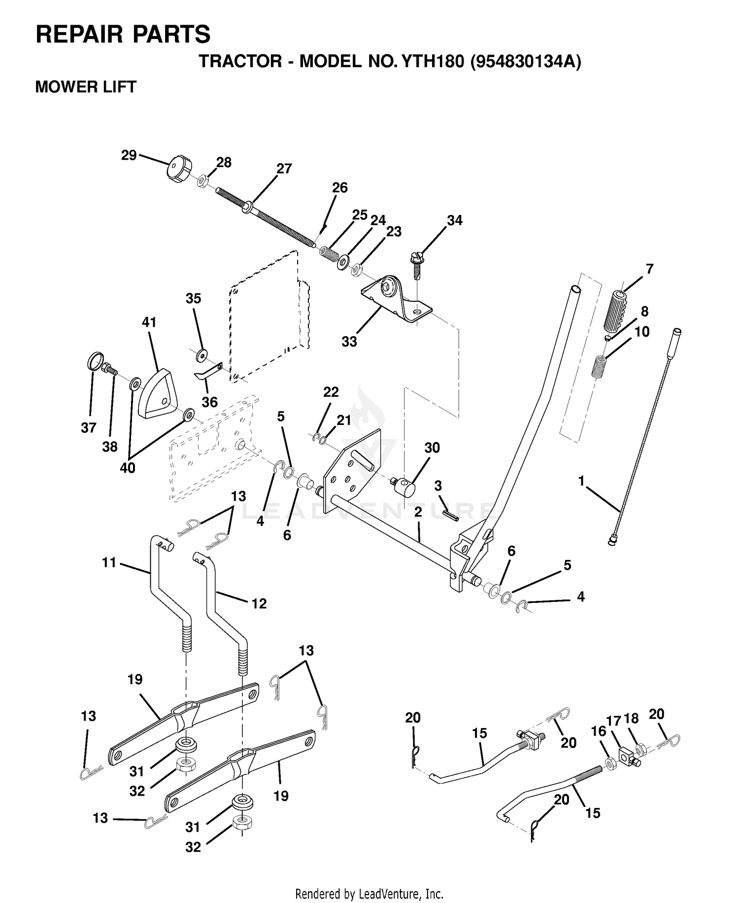 MOWER LIFT / DECK LIFT
