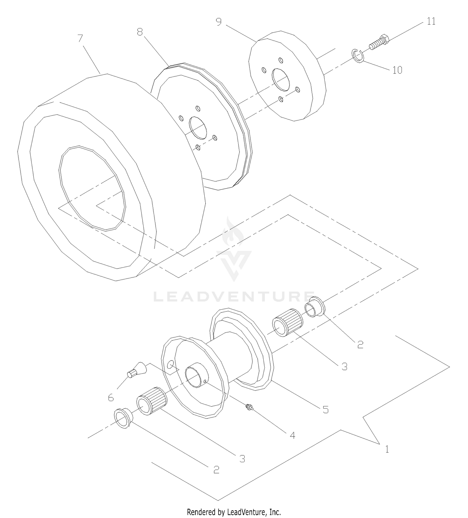 Traction Wheel Assembly