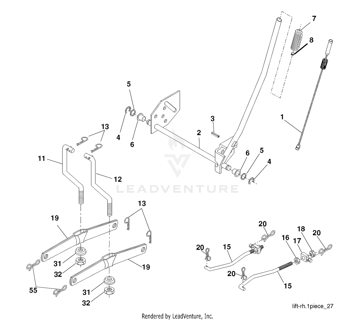 MOWER LIFT / DECK LIFT