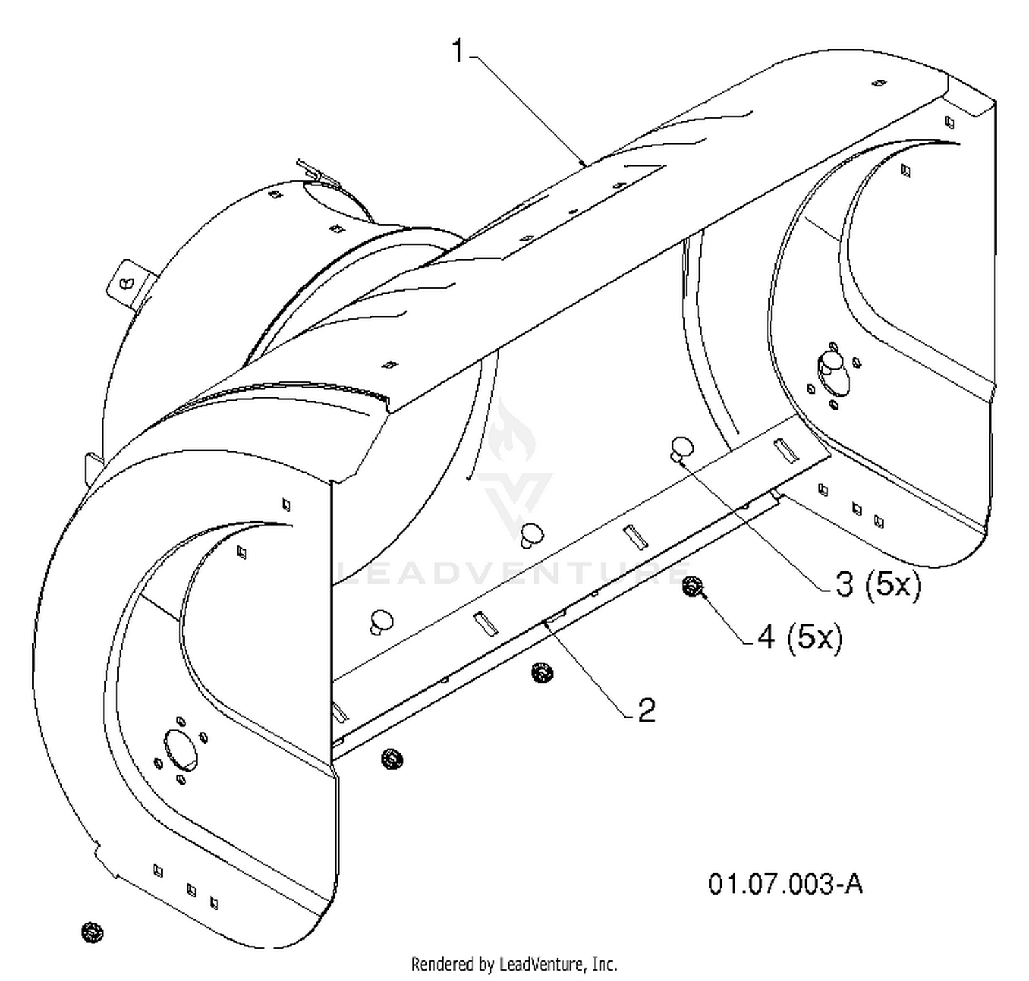 AUGER HOUSING IMPELLER