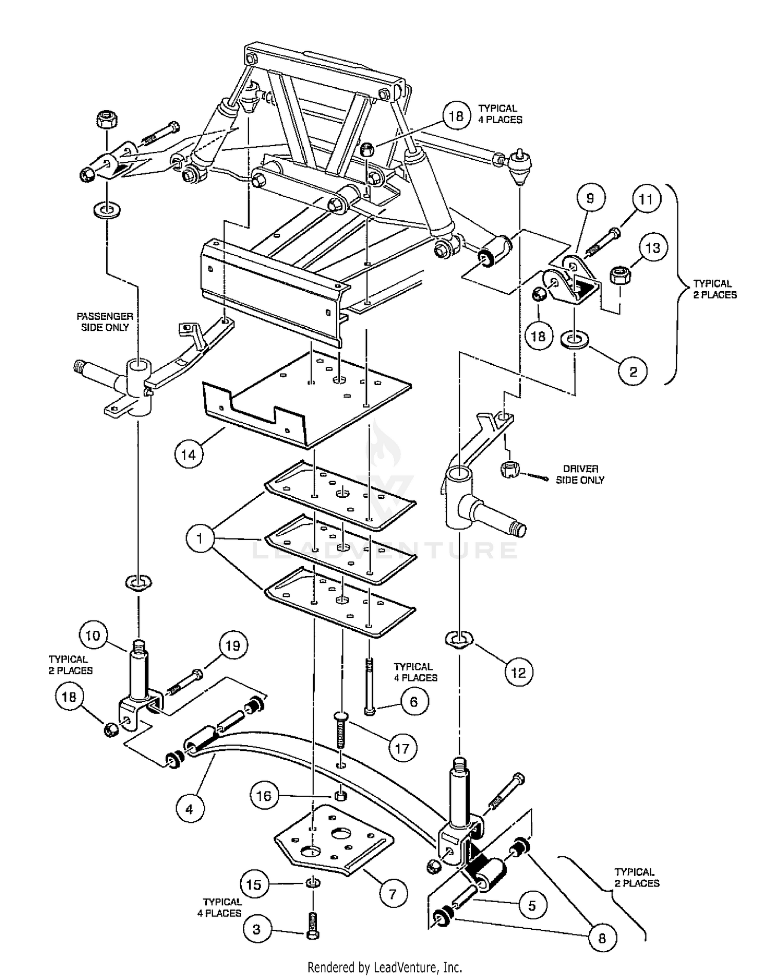 Front Suspension, Lower - Vehicles With Two-Wheel Brakes
