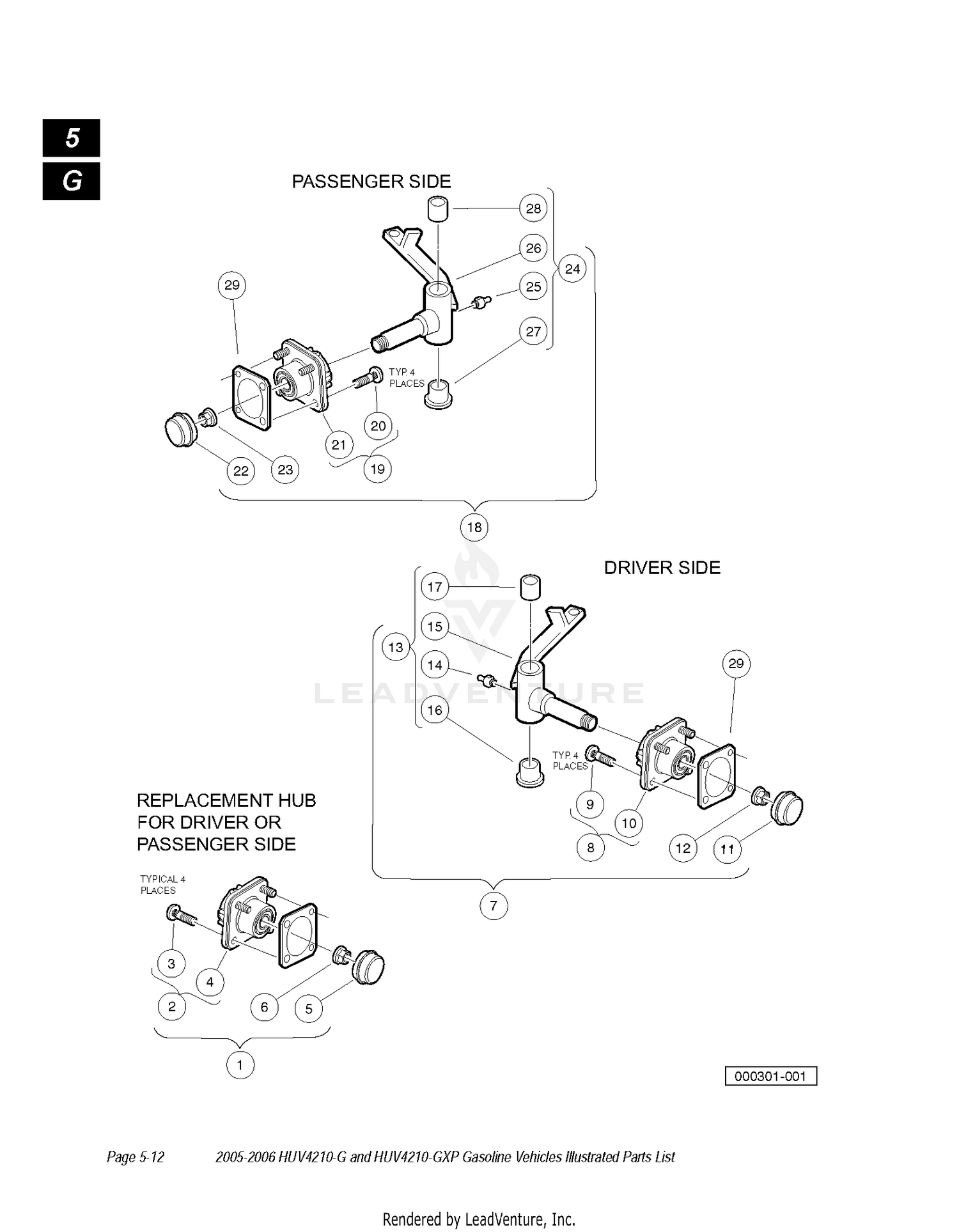 FRONT HUB ASSEMBLY A