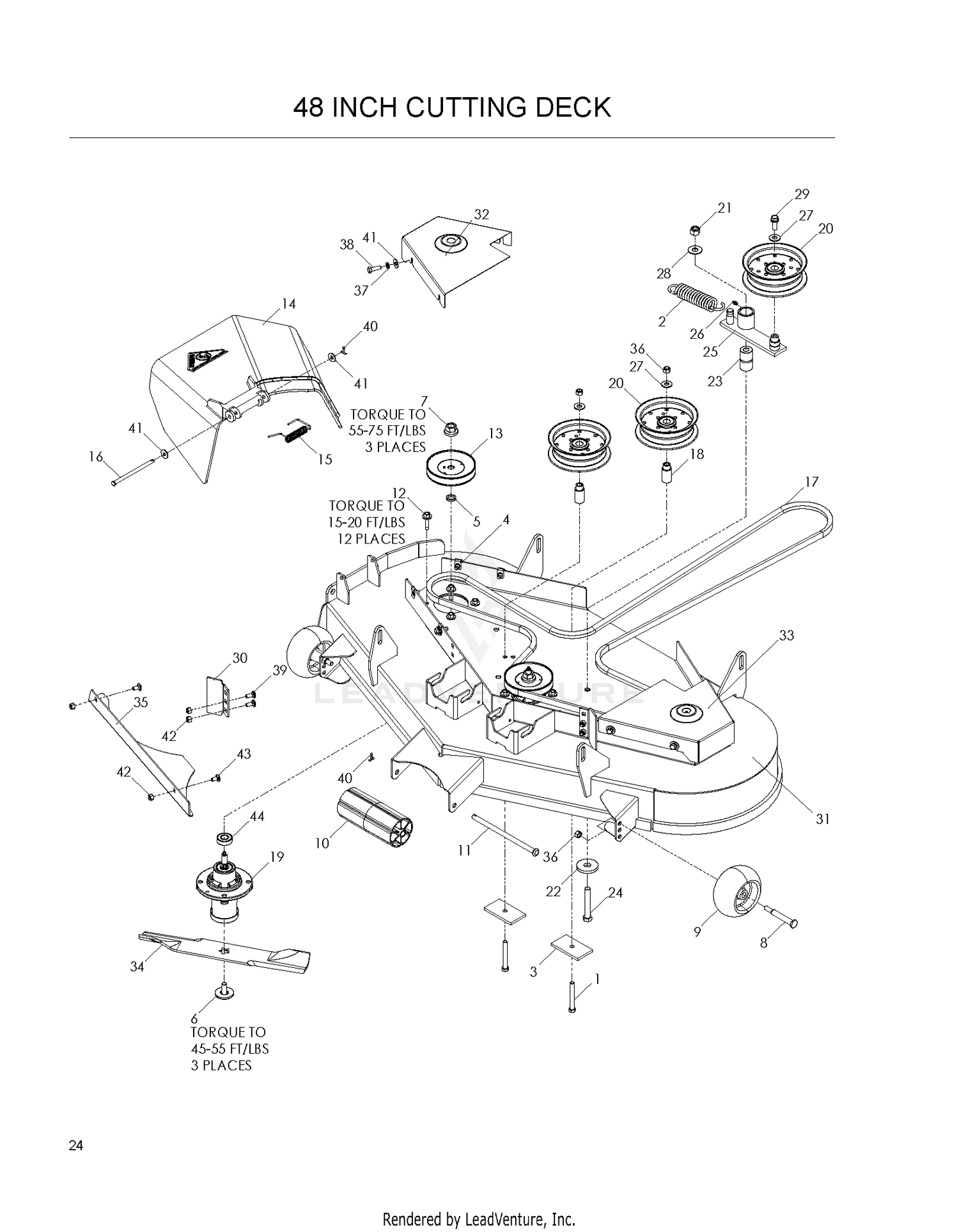 MOWER DECK / CUTTING DECK