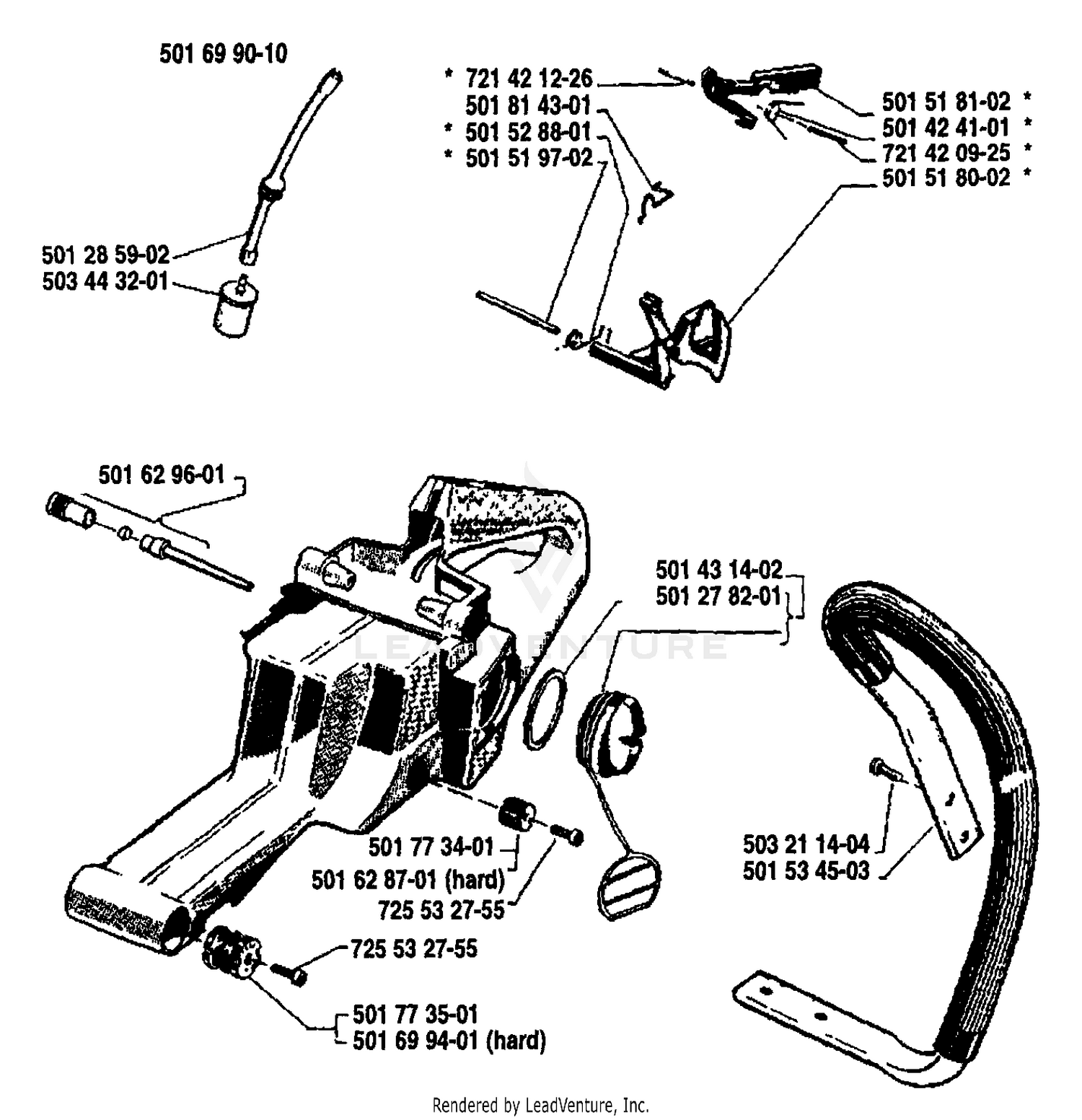 Front/Handle/Tank Assembly