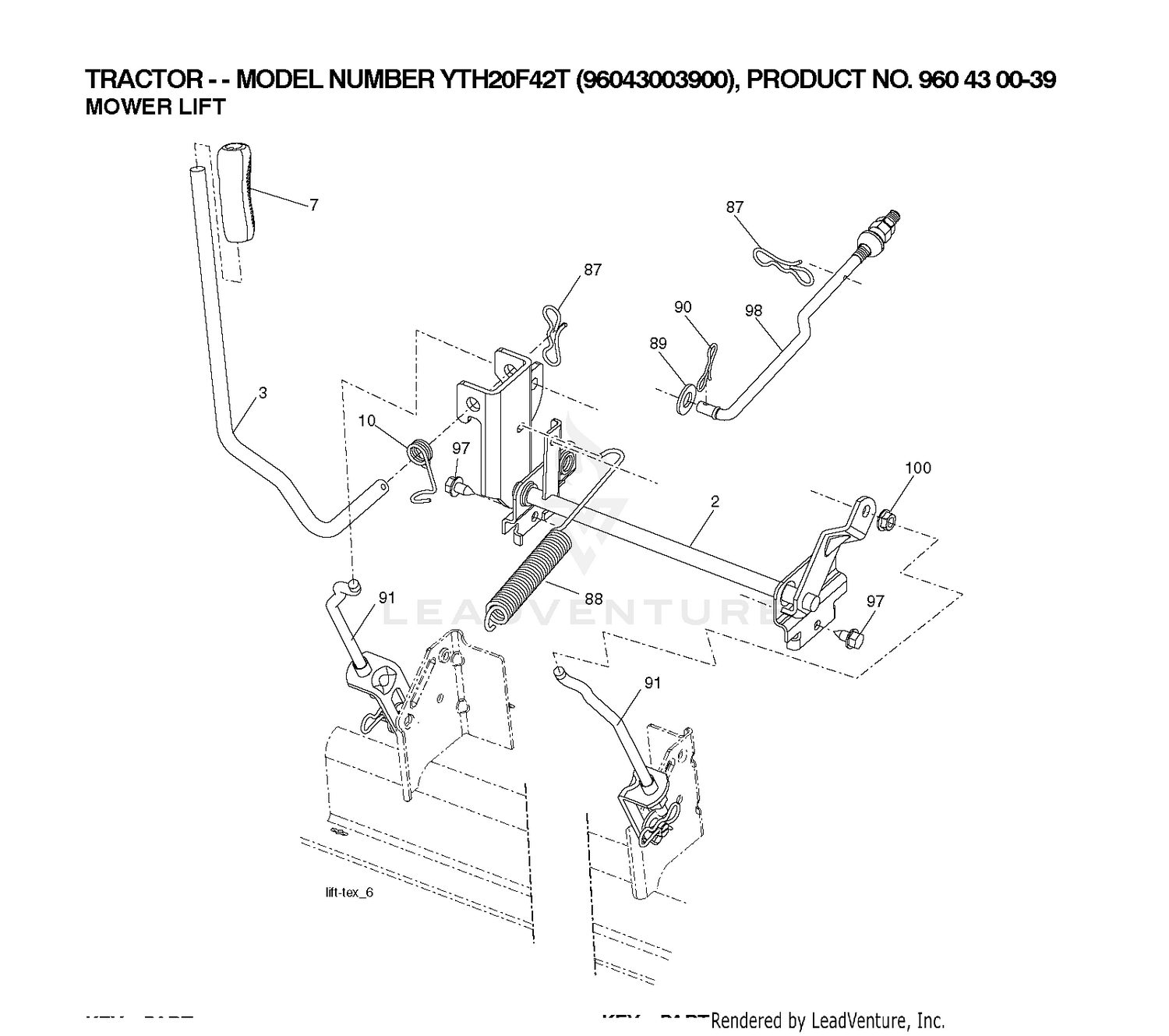 MOWER LIFT / DECK LIFT