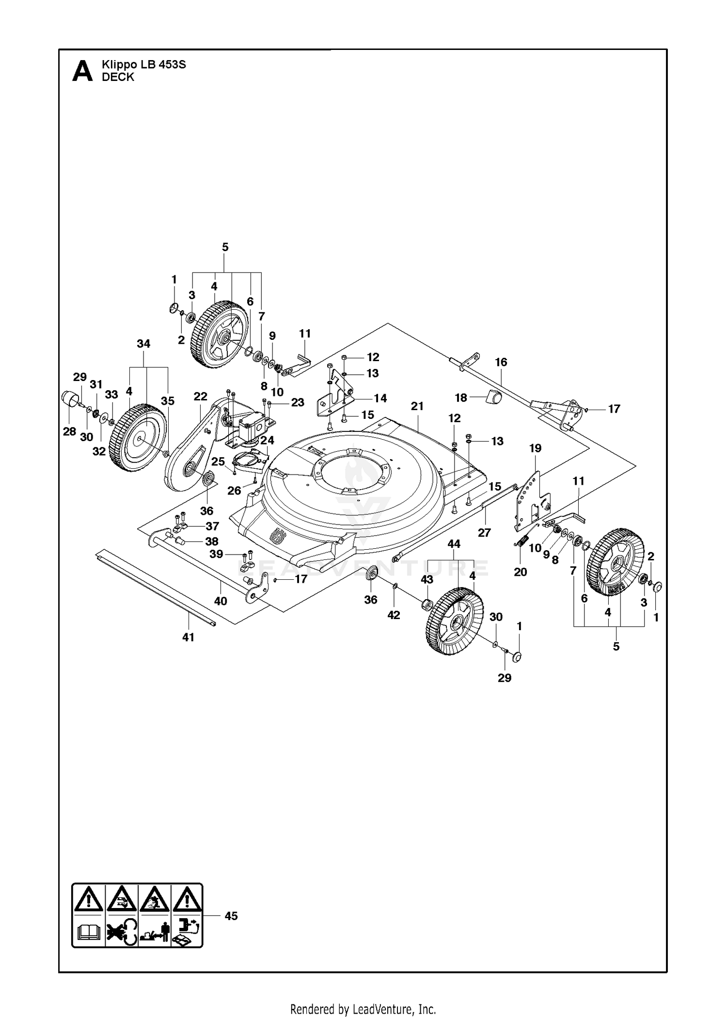 MOWER DECK / CUTTING DECK