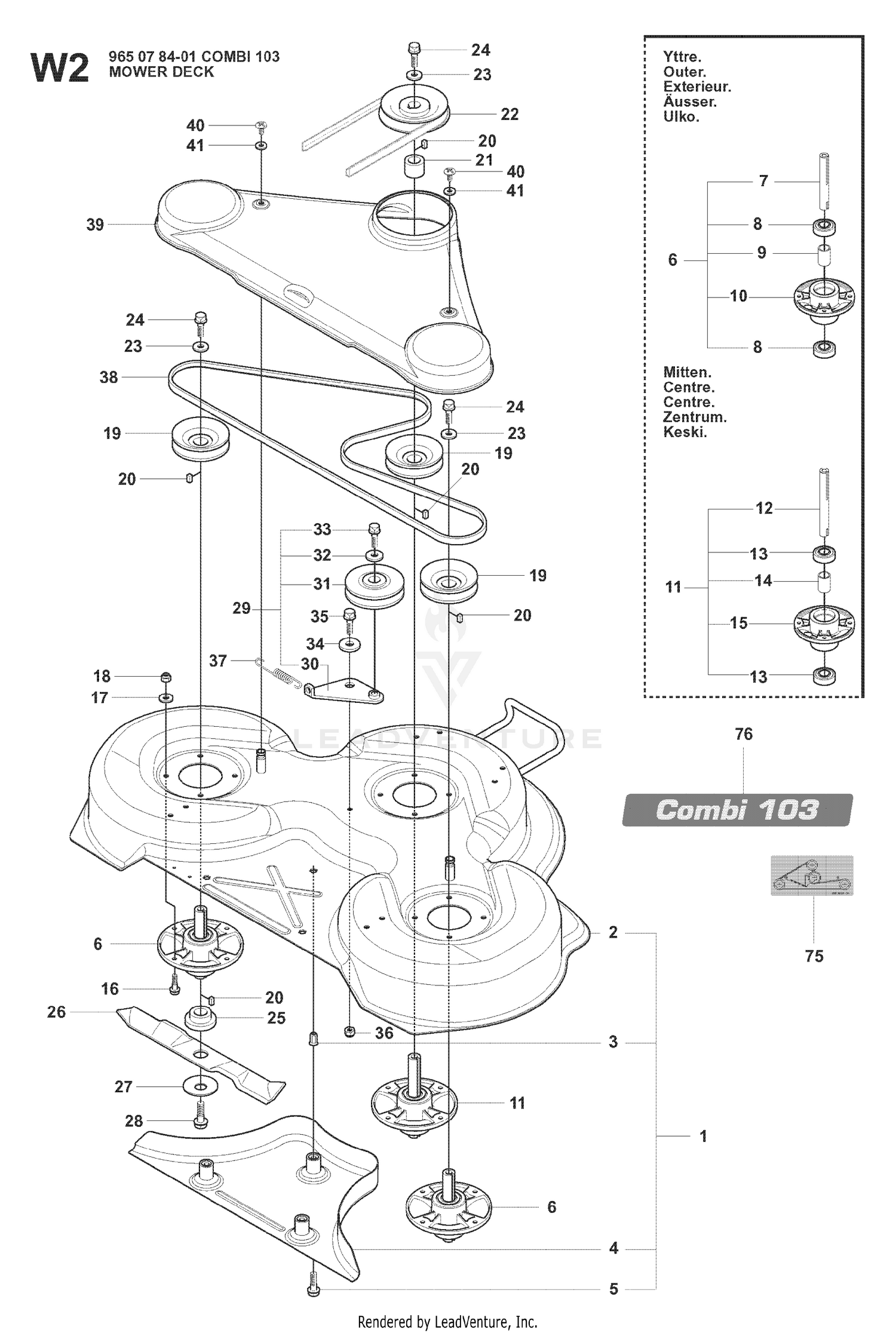 MOWER DECK / CUTTING DECK 5
