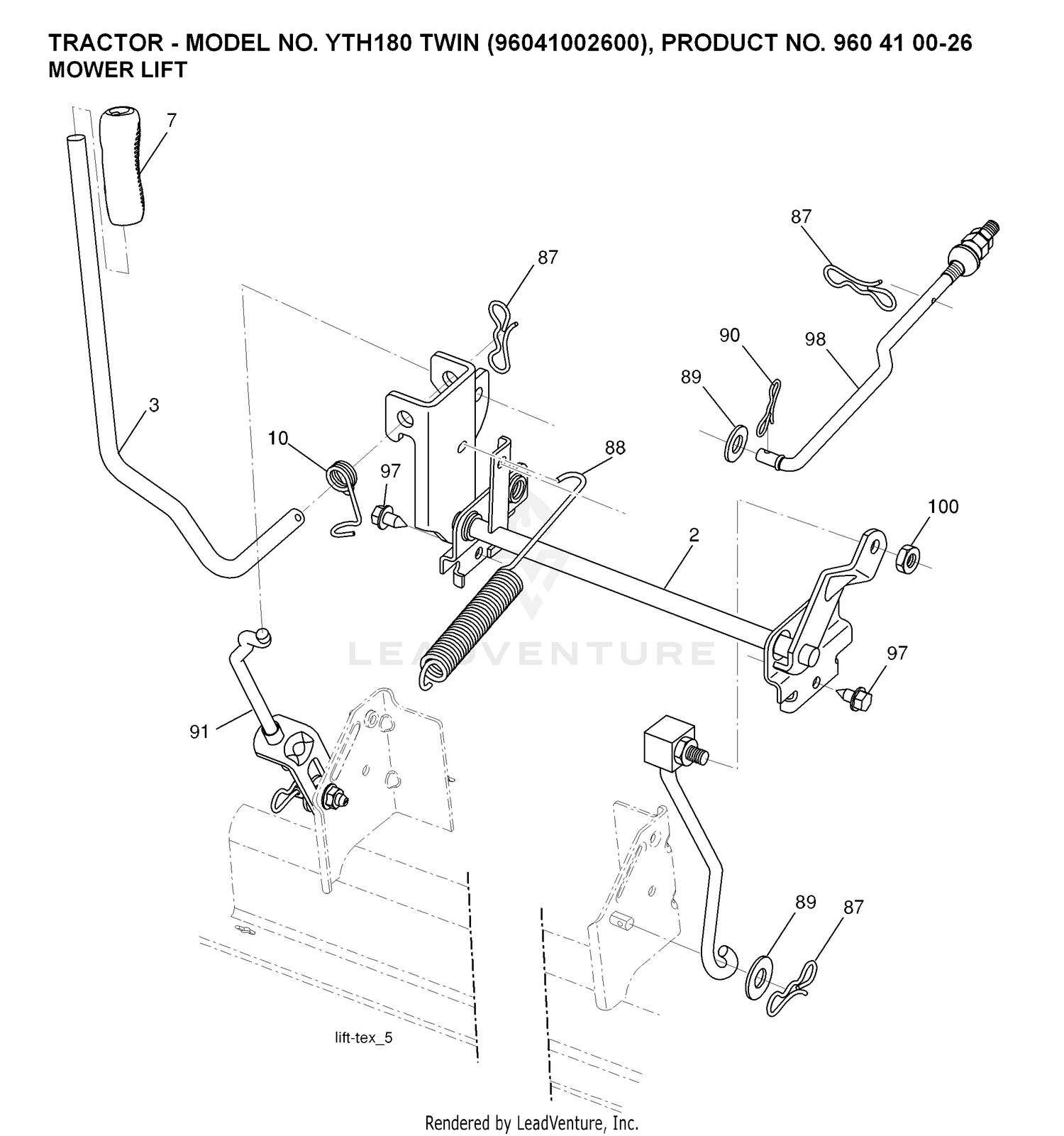 MOWER LIFT / DECK LIFT