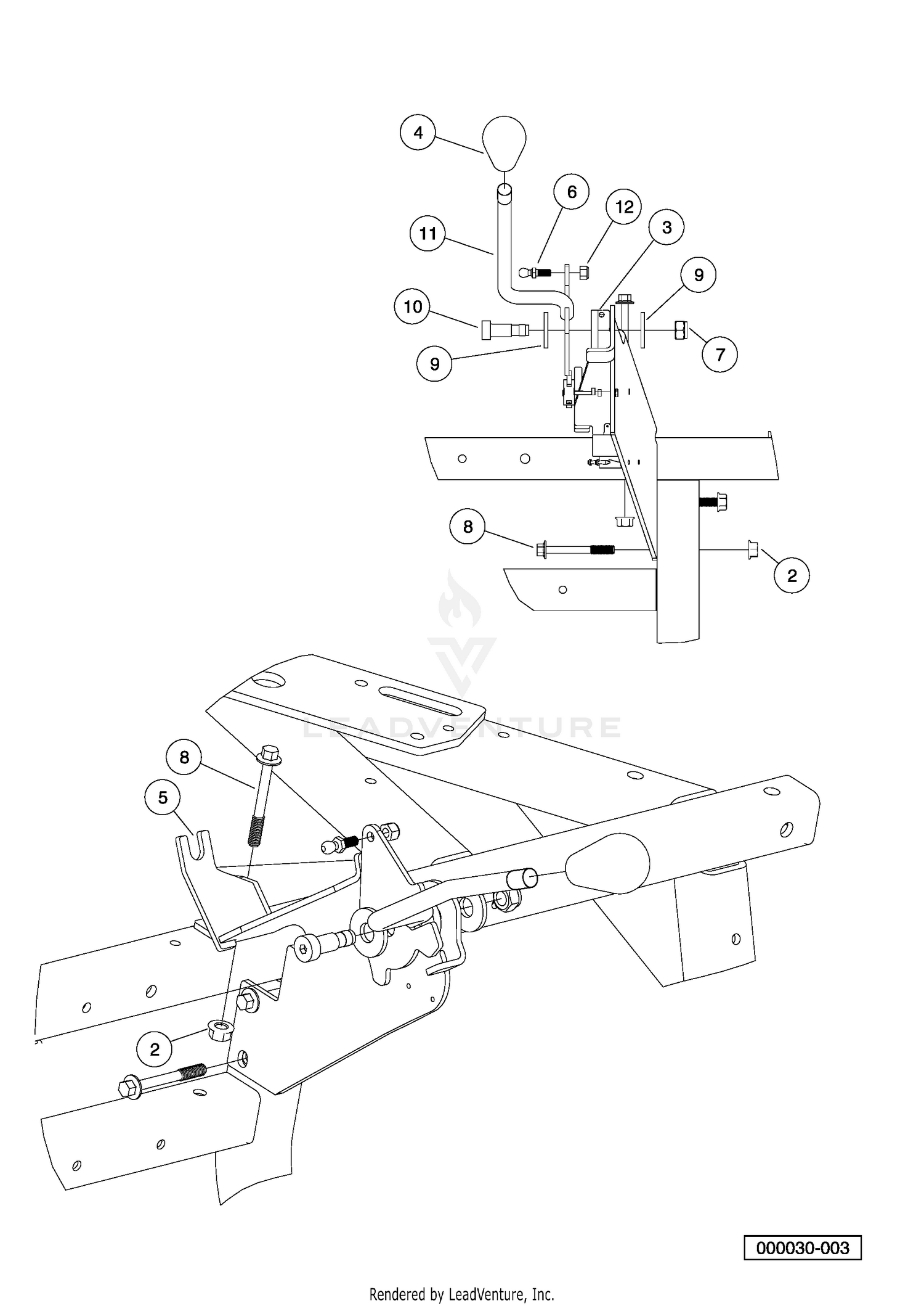 Forward/Reverse Shifter Assembly