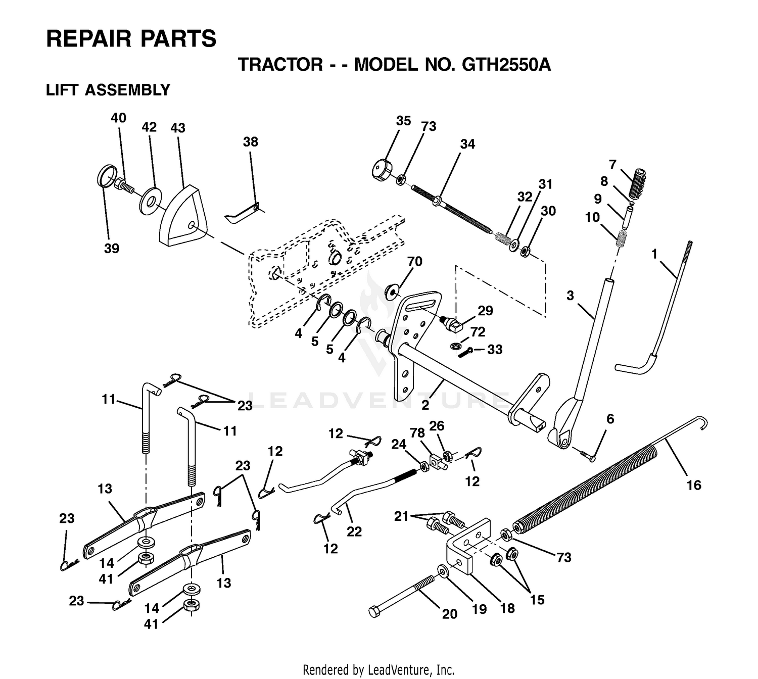 MOWER LIFT / DECK LIFT