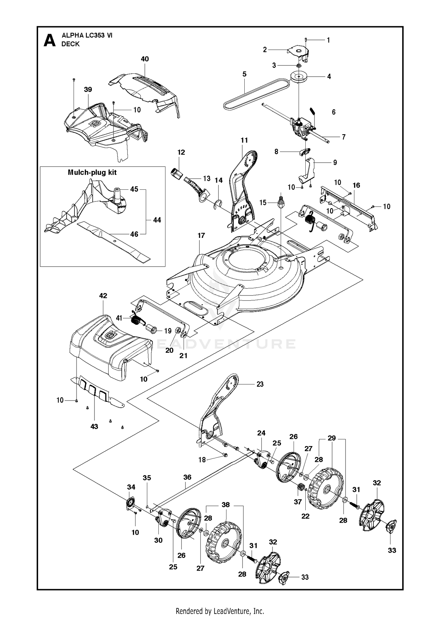 MOWER DECK / CUTTING DECK