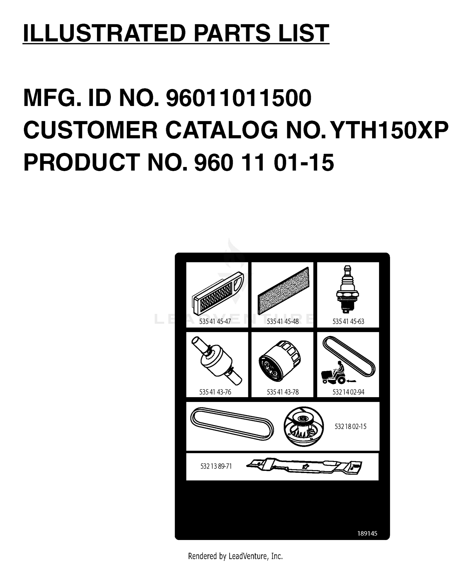 FREQUENTLY USED PARTS