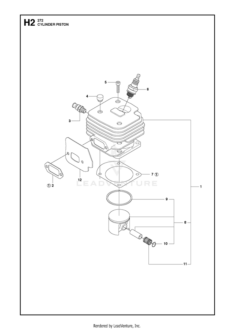 thumbnail image 2 of 10-Pack BBT Replacement Chain Guide For Husqvarna 272, 257, 281 – 5015172-01 / 20605 2 of 6