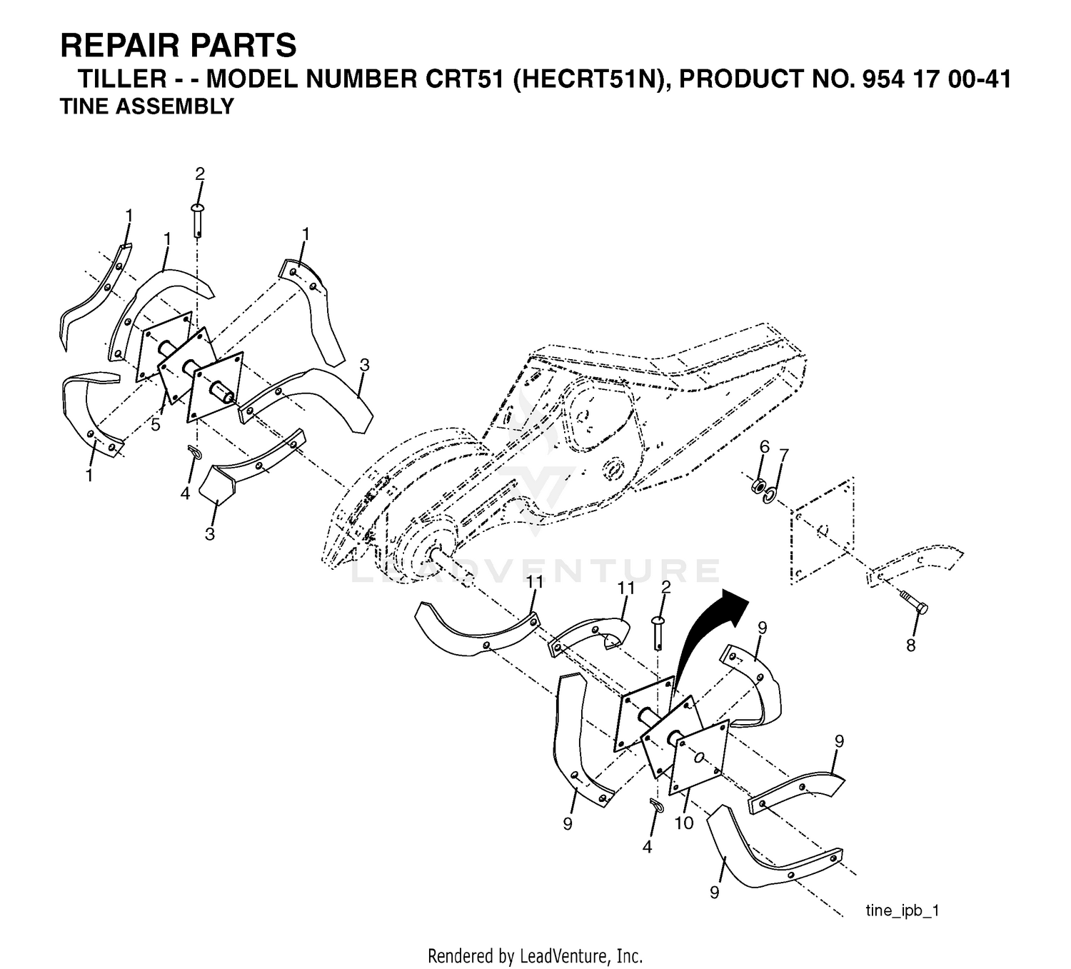 TINE ASSEMBLY