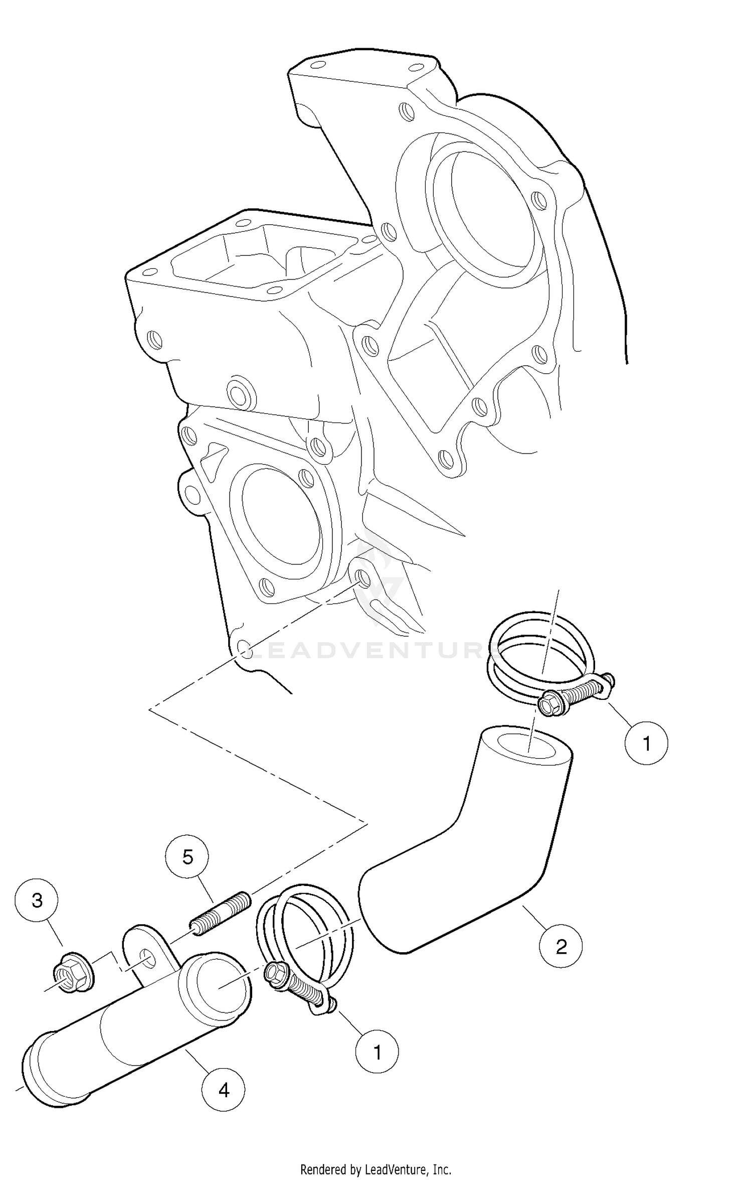 Block Coolant Pipe